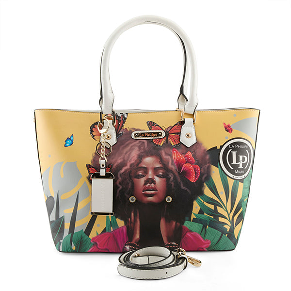 LA PHILIPE LP1021-12 BUTTERFLY FLY HANDBAG-TOTE