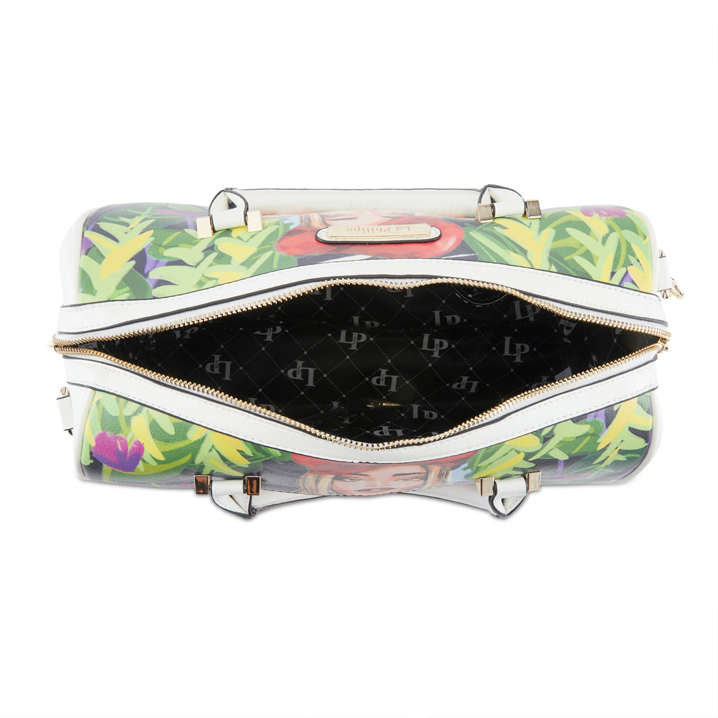 LA PHILIPE LP1020-17 BLOOMING GARDEN HANDBAG-CLASSIC