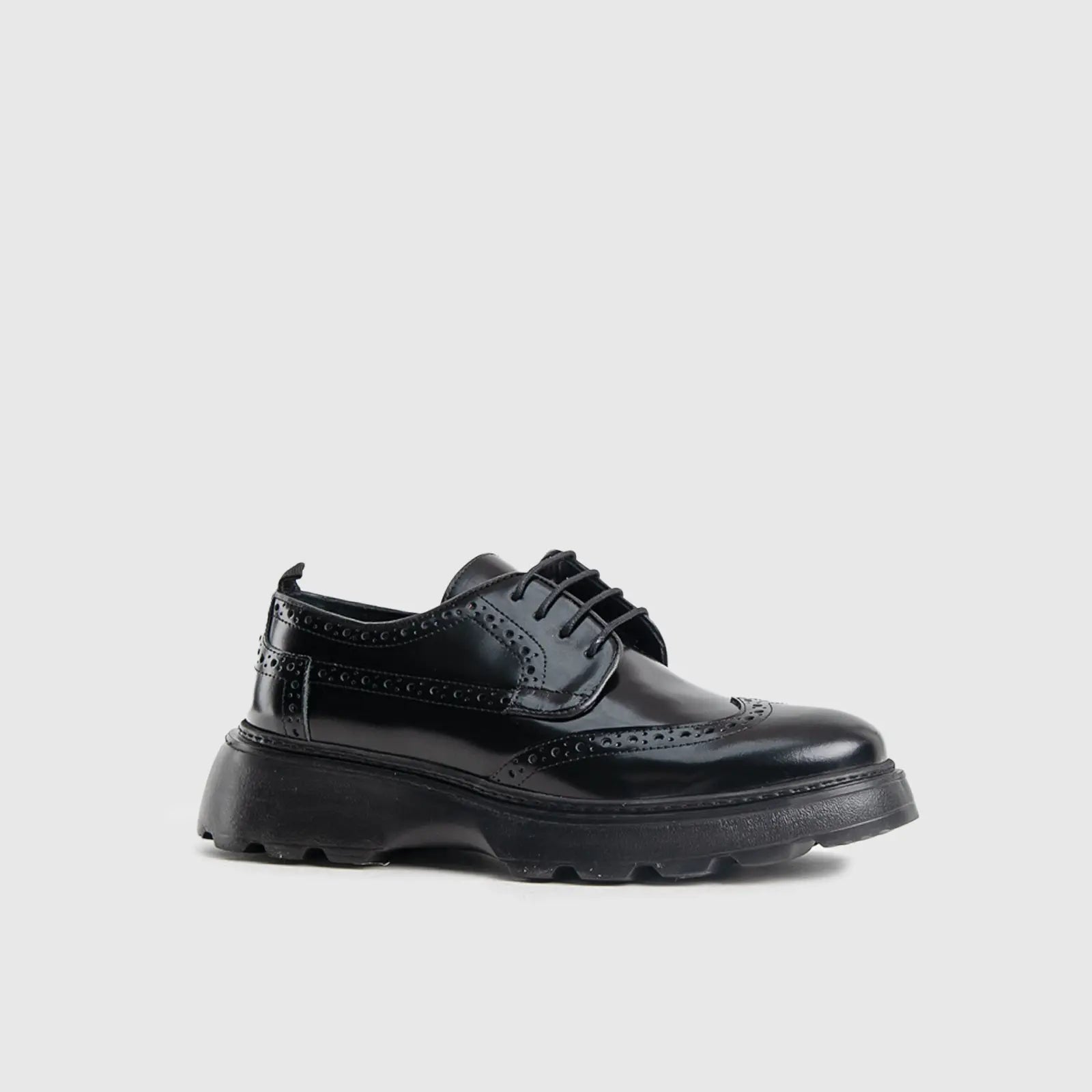 Chunky Sole Dress Oxfords Black 4460