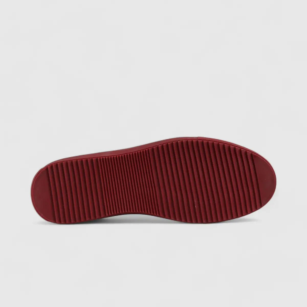 Formales Lace Up Leather Sneaker Burgandy Red 4289