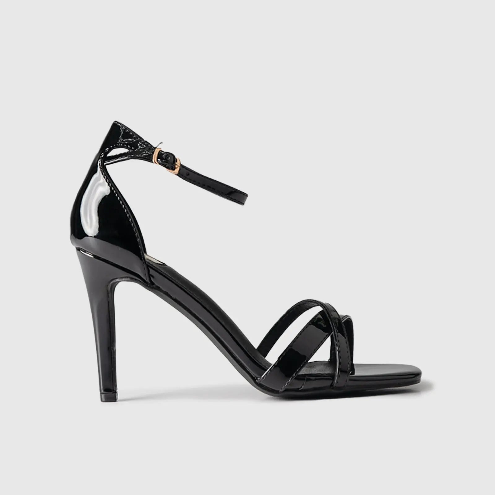Dress Heel Evening Sandal Black 01619