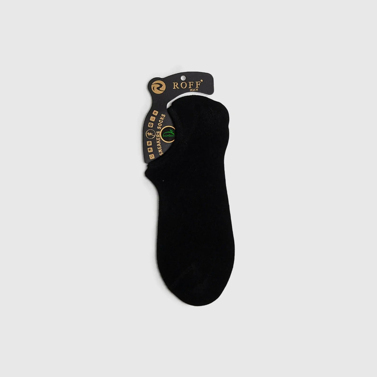 Mens Sneakers Sock Black 10801