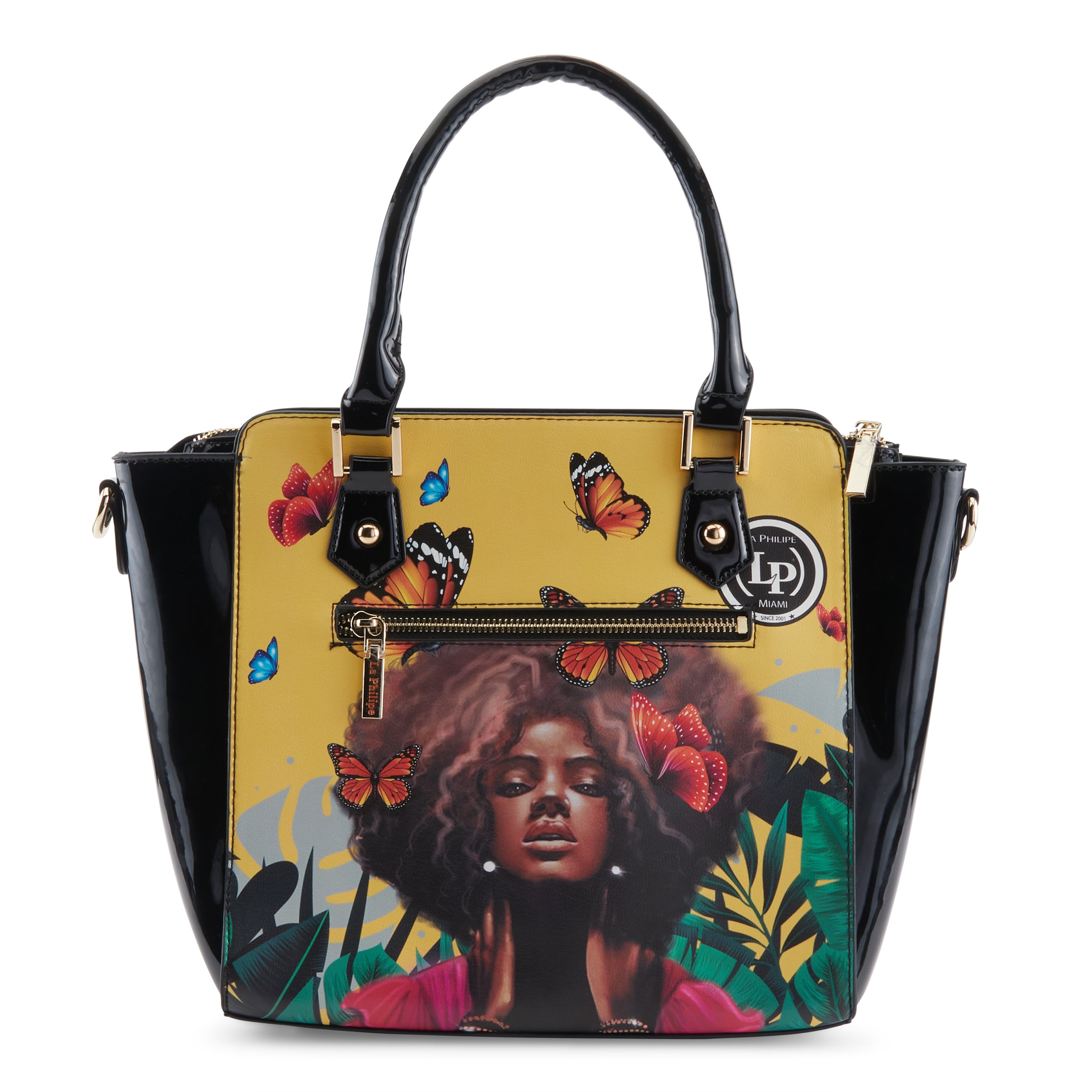 LA PHILIPE LP1022-12 BUTTERFLY FLY HANDBAG-SATCHEL