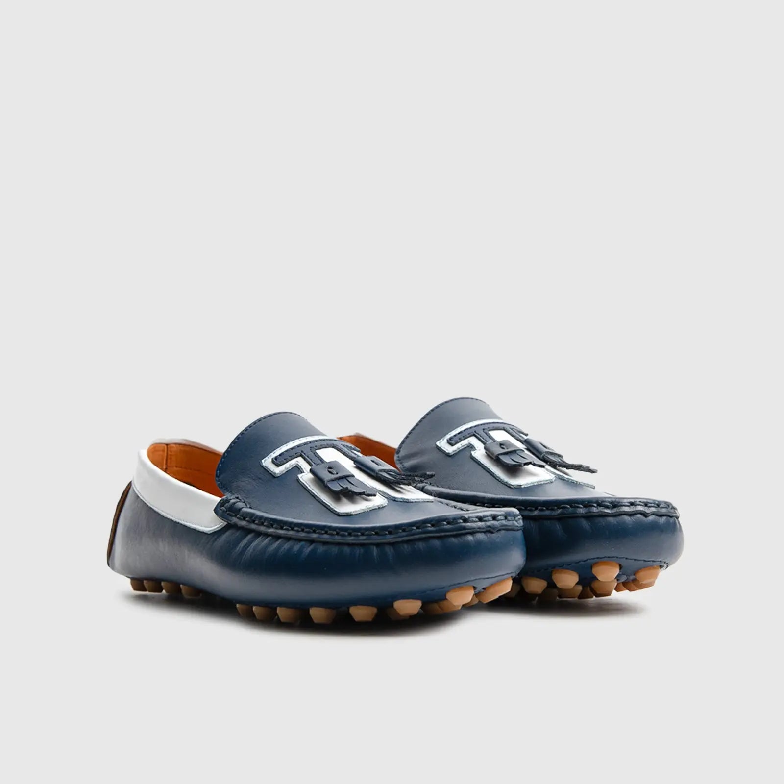 Dress Casual Loafer 13805 Navy White