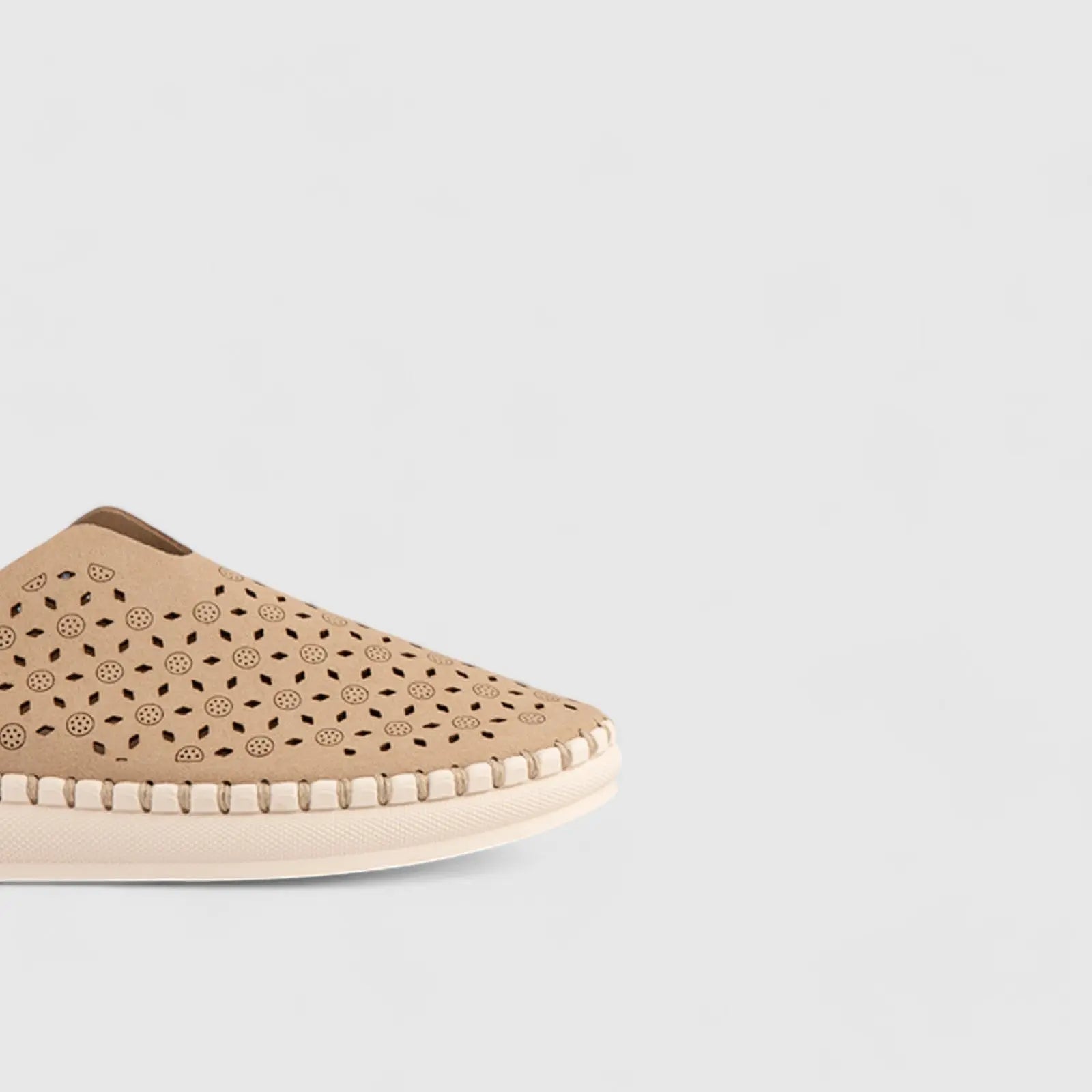 Sienna Comfort Slip On Casuals Tan 01367