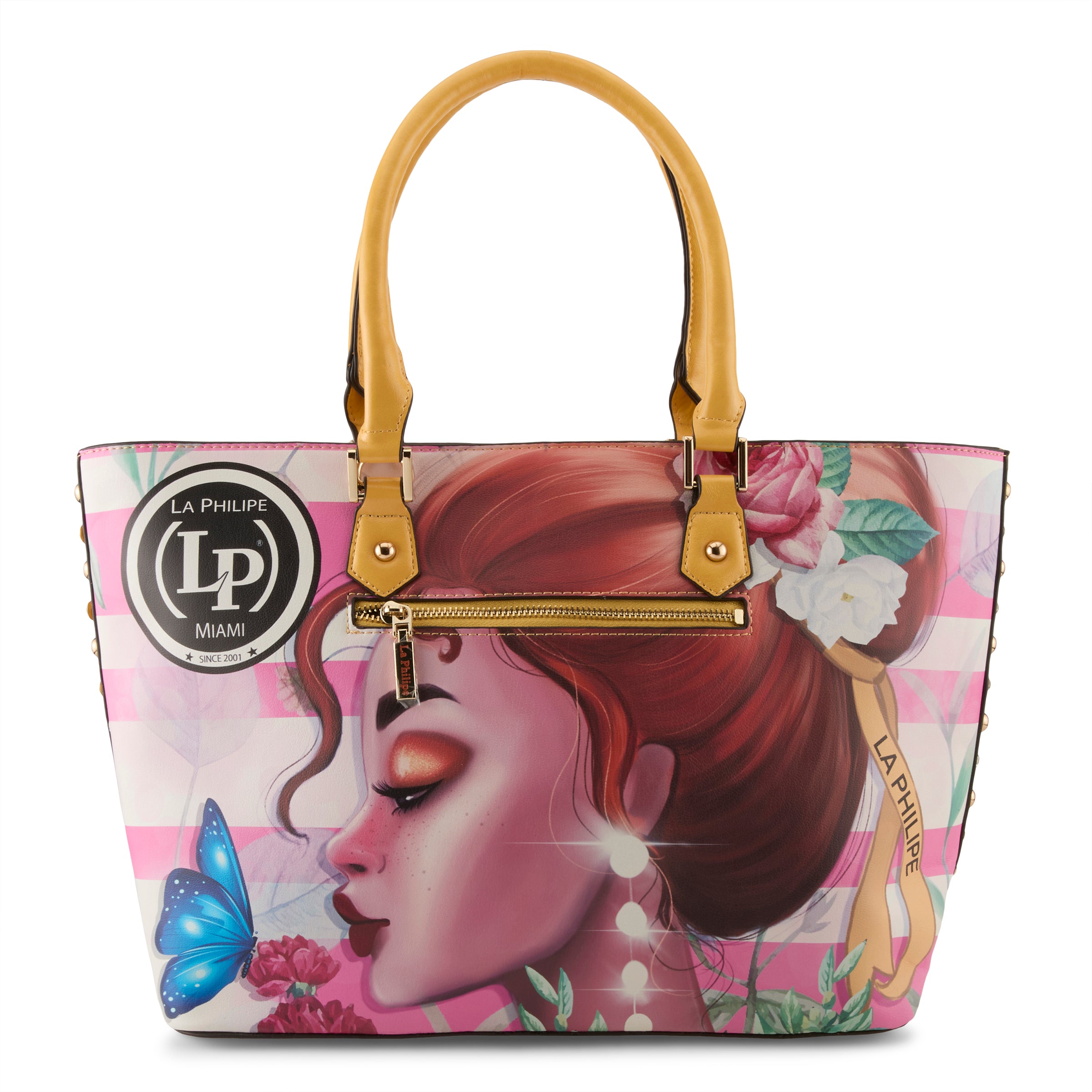 LA PHILIPE LP1021-14 PINK BEAUTY HANDBAG-TOTE