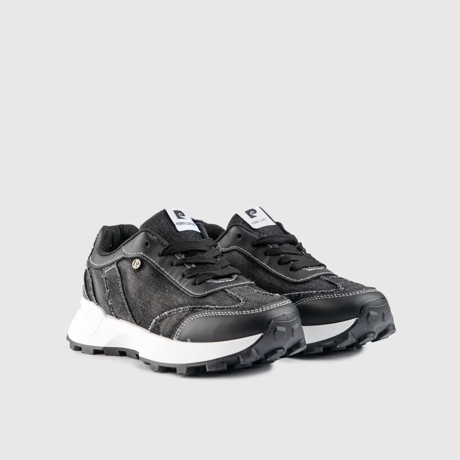 Ladies Sneaker Black Denim 10463