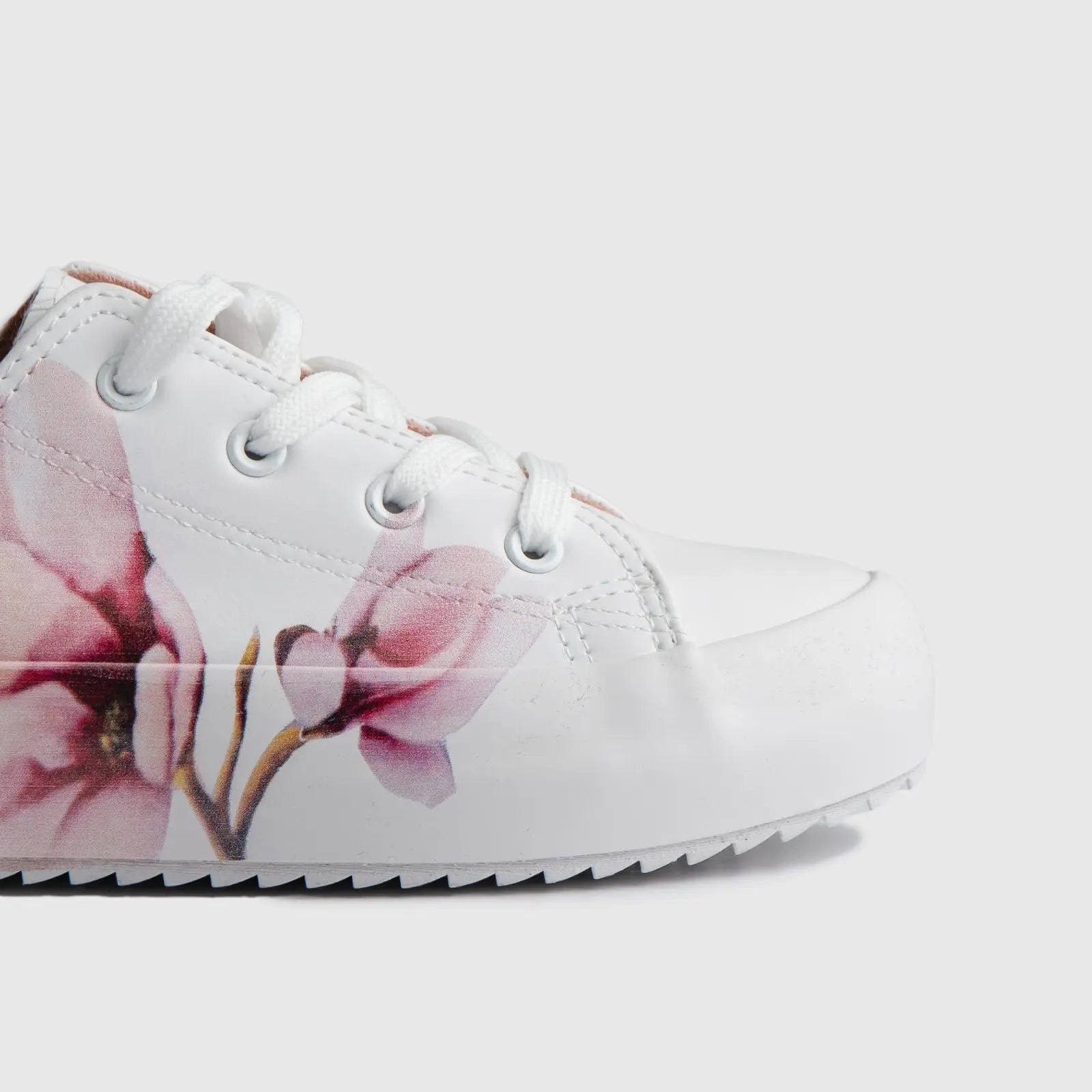Ladies Sneaker White Pink 10505