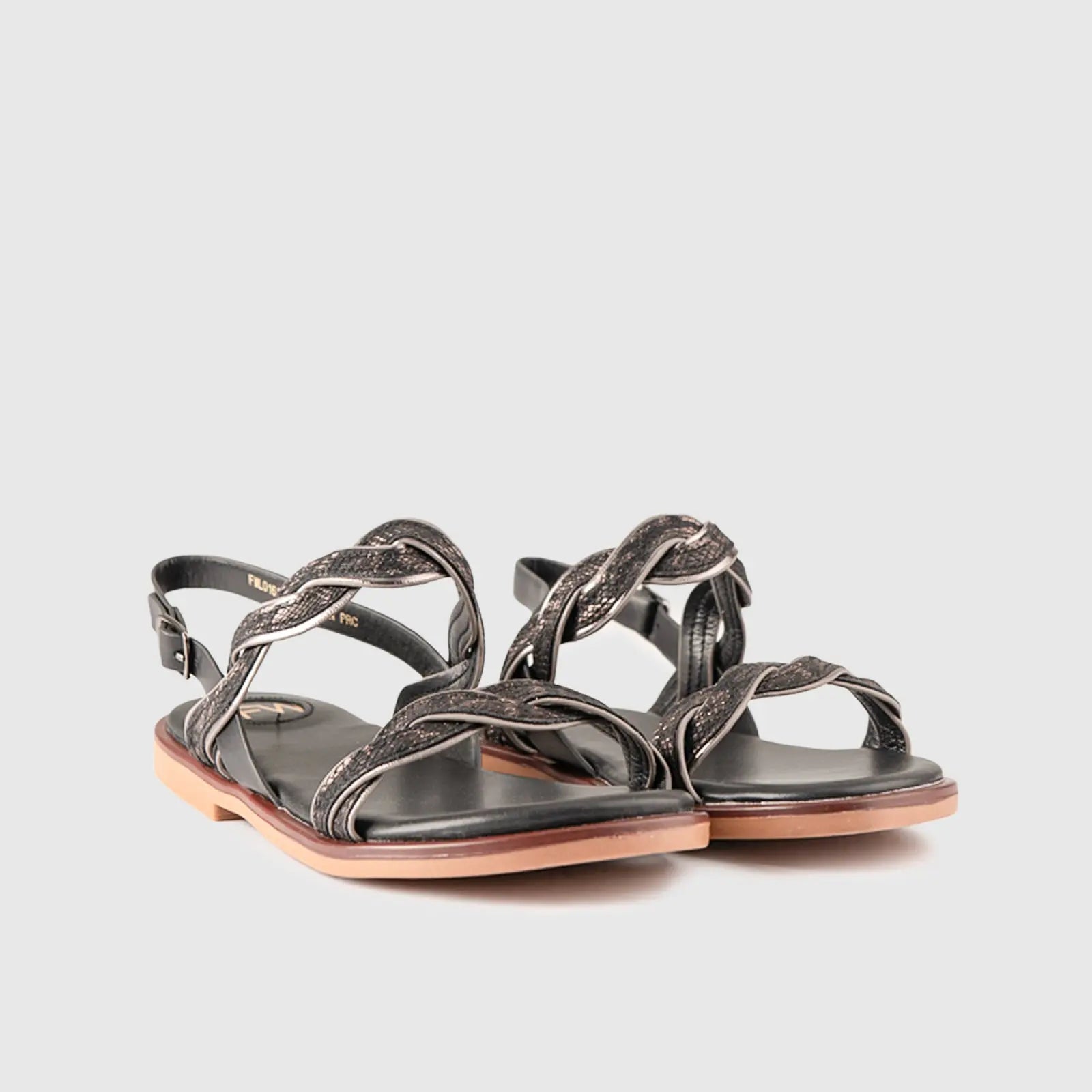 Flat Sandal 01615 Black
