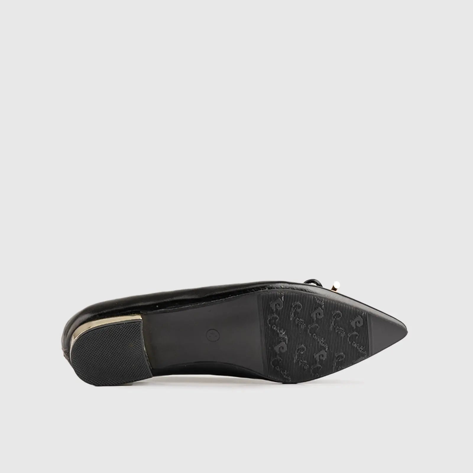 Low Heel Court Shoe Black 10565
