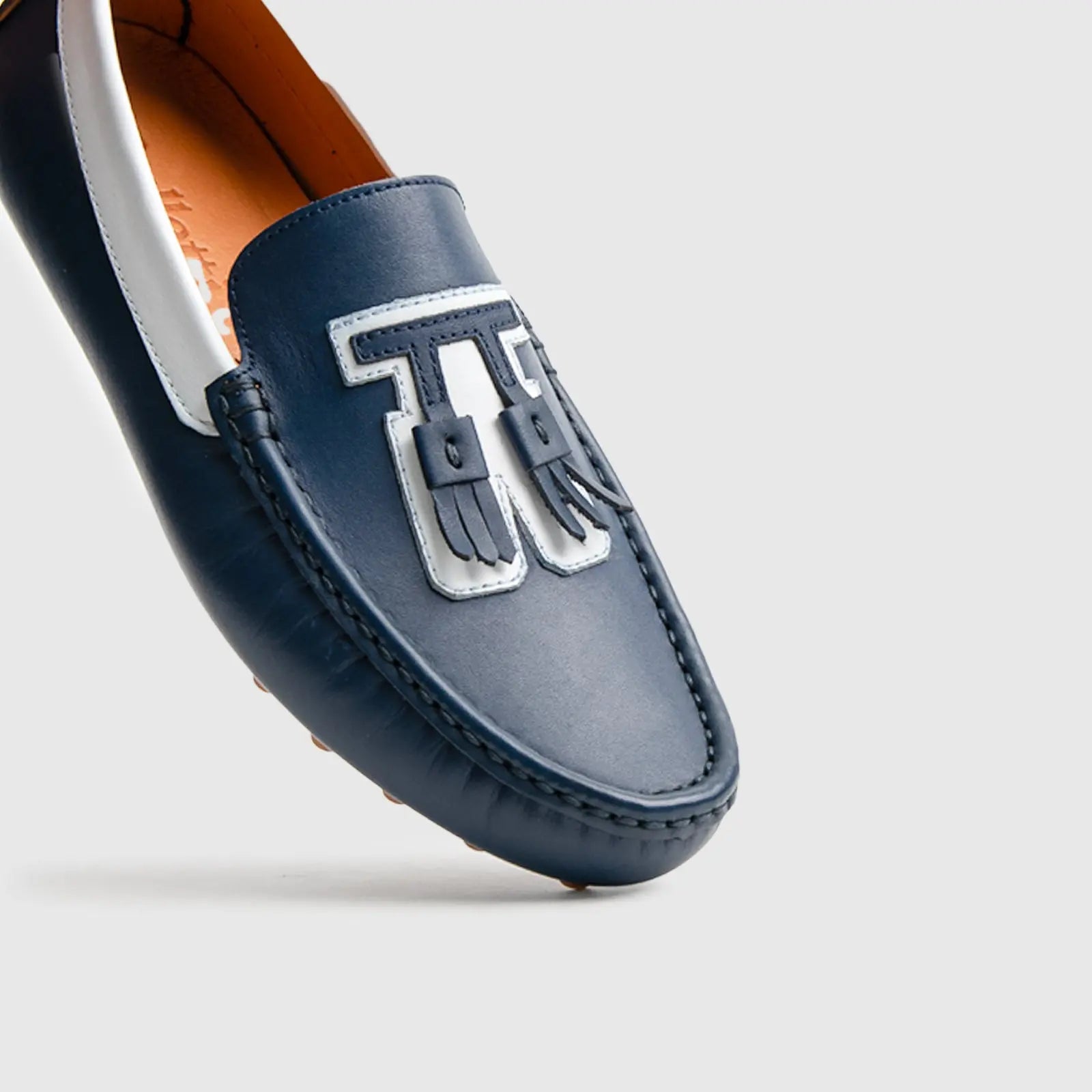 Dress Casual Loafer 13805 Navy White