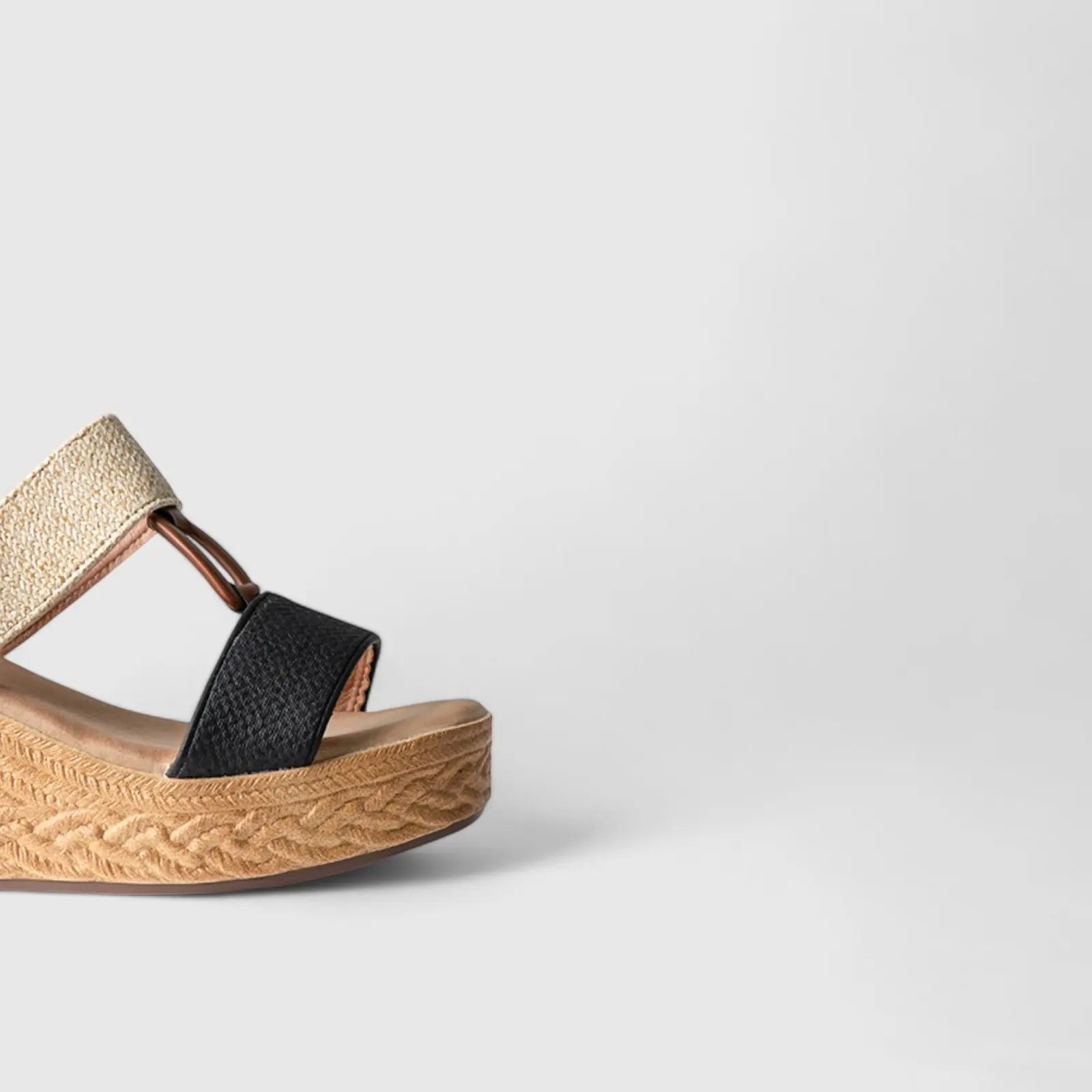 Wedge Sandal 01630 Black