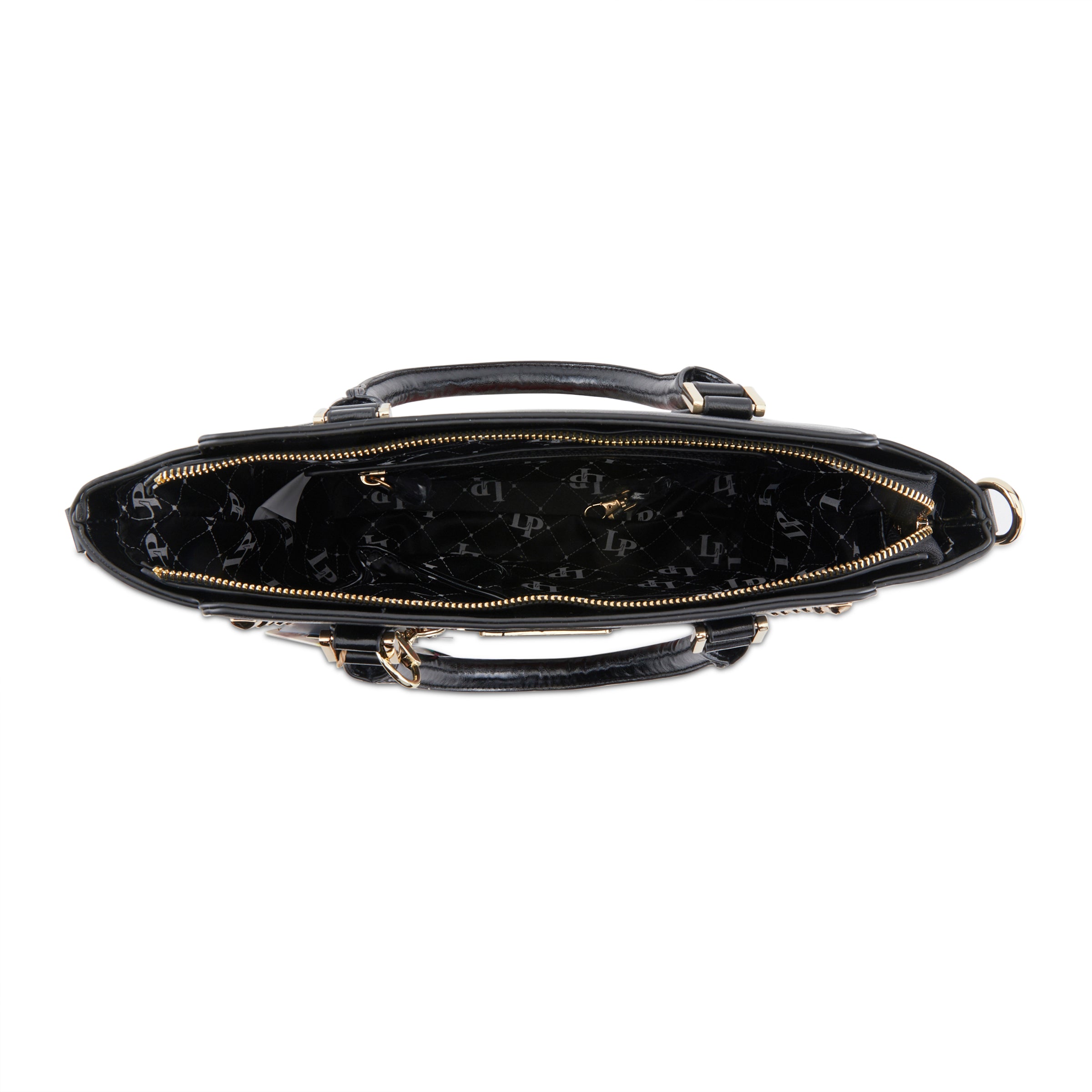 LA PHILIPE LP1022-16 RED LIPS HANDBAG-SATCHEL