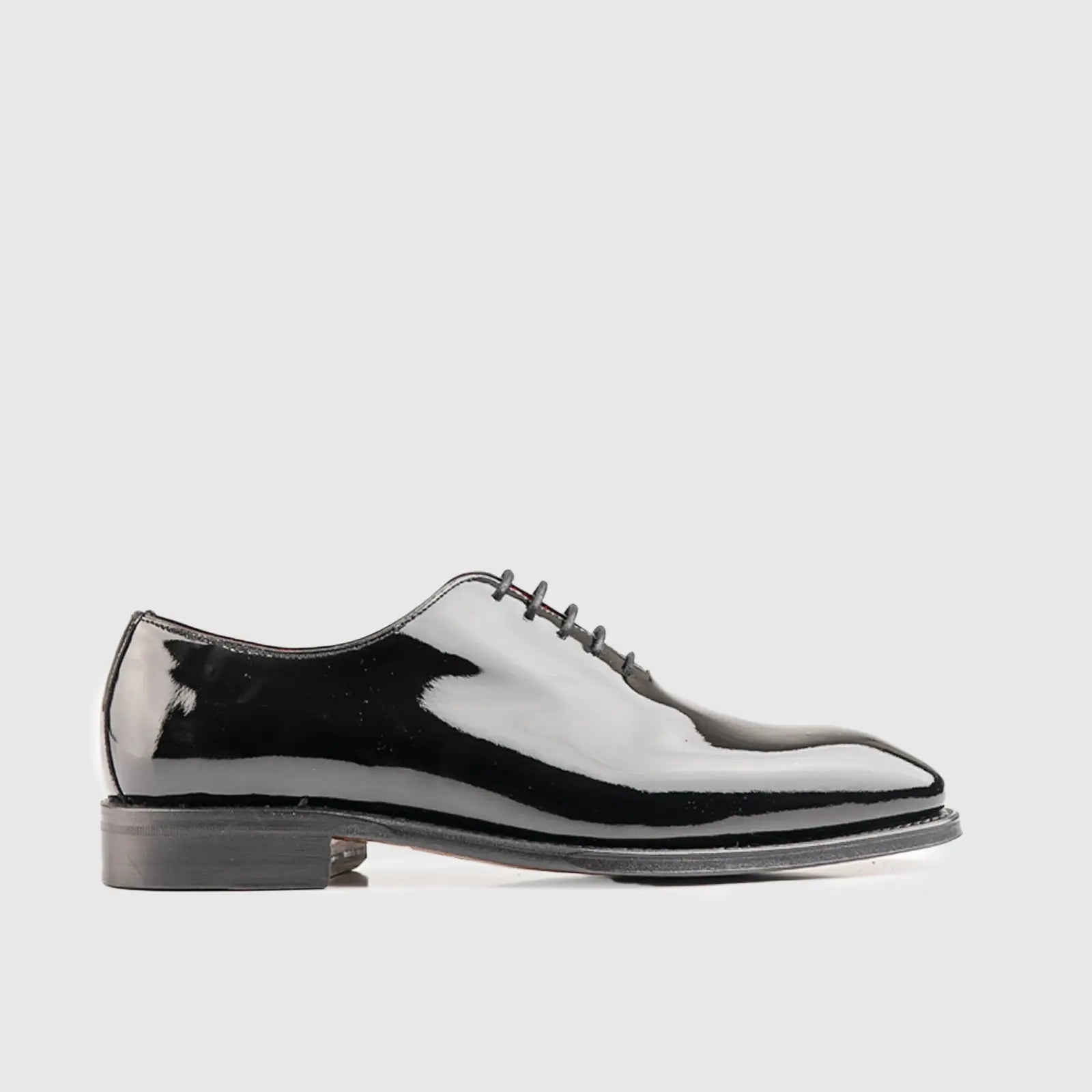Goodyear Welt Plain Toe Oxfords 5216 Black Patent