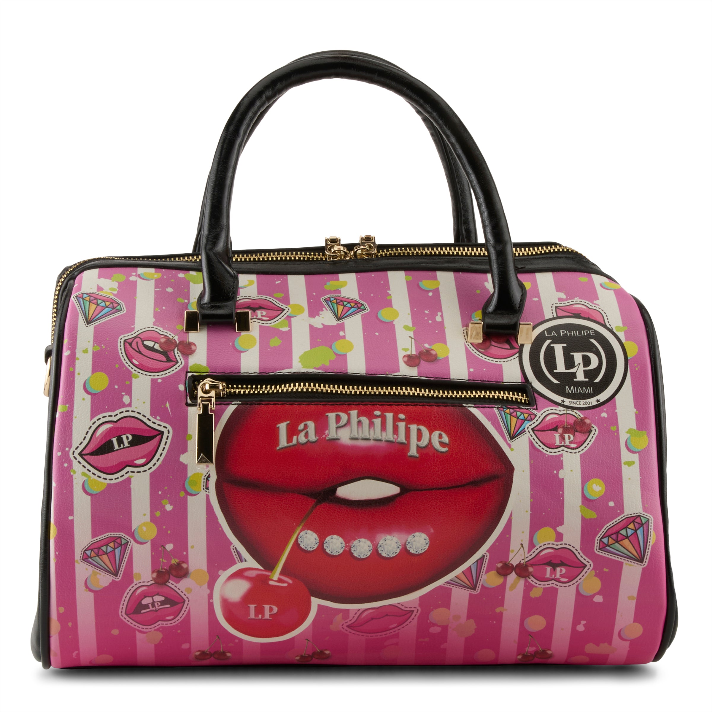 LA PHILIPE LP1020-18 JUICY LIPS HANDBAG-CLASSIC