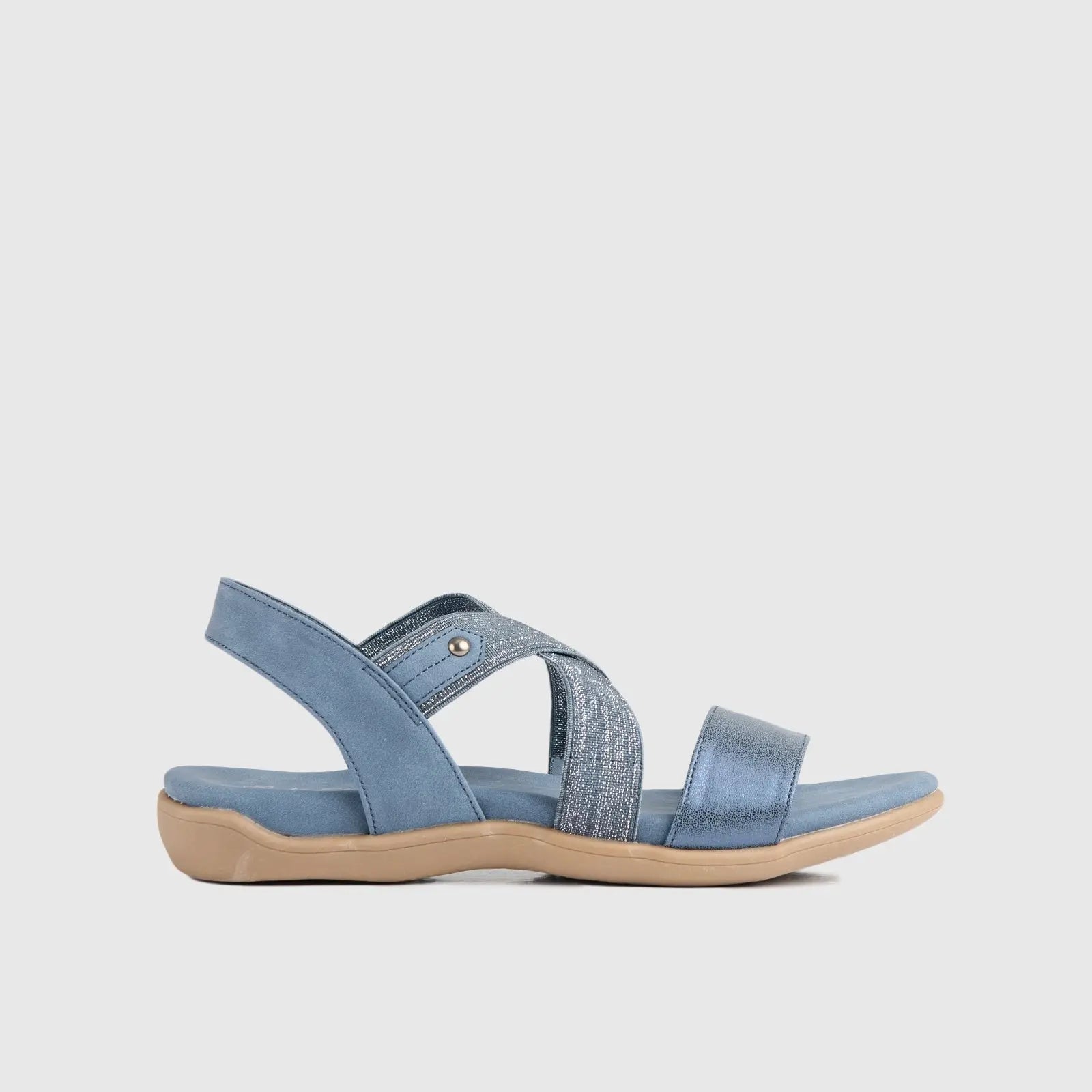Soft Style Inna Comfort Sandal Navy 01477