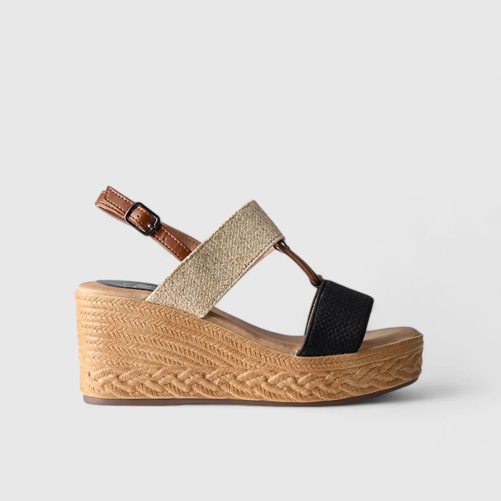 Wedge Sandal 01630 Black