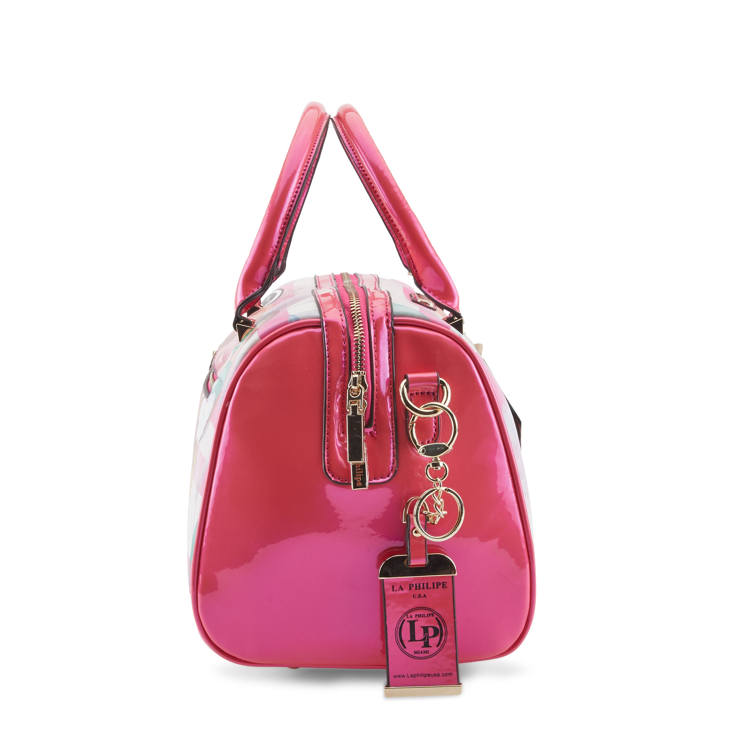 LA PHILIPE LP1020-14 PINK BEAUTY HANDBAG-CLASSIC