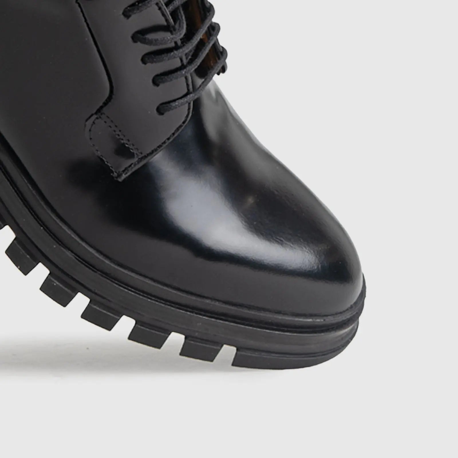 Chunky Sole Dress Oxfords Black 4911