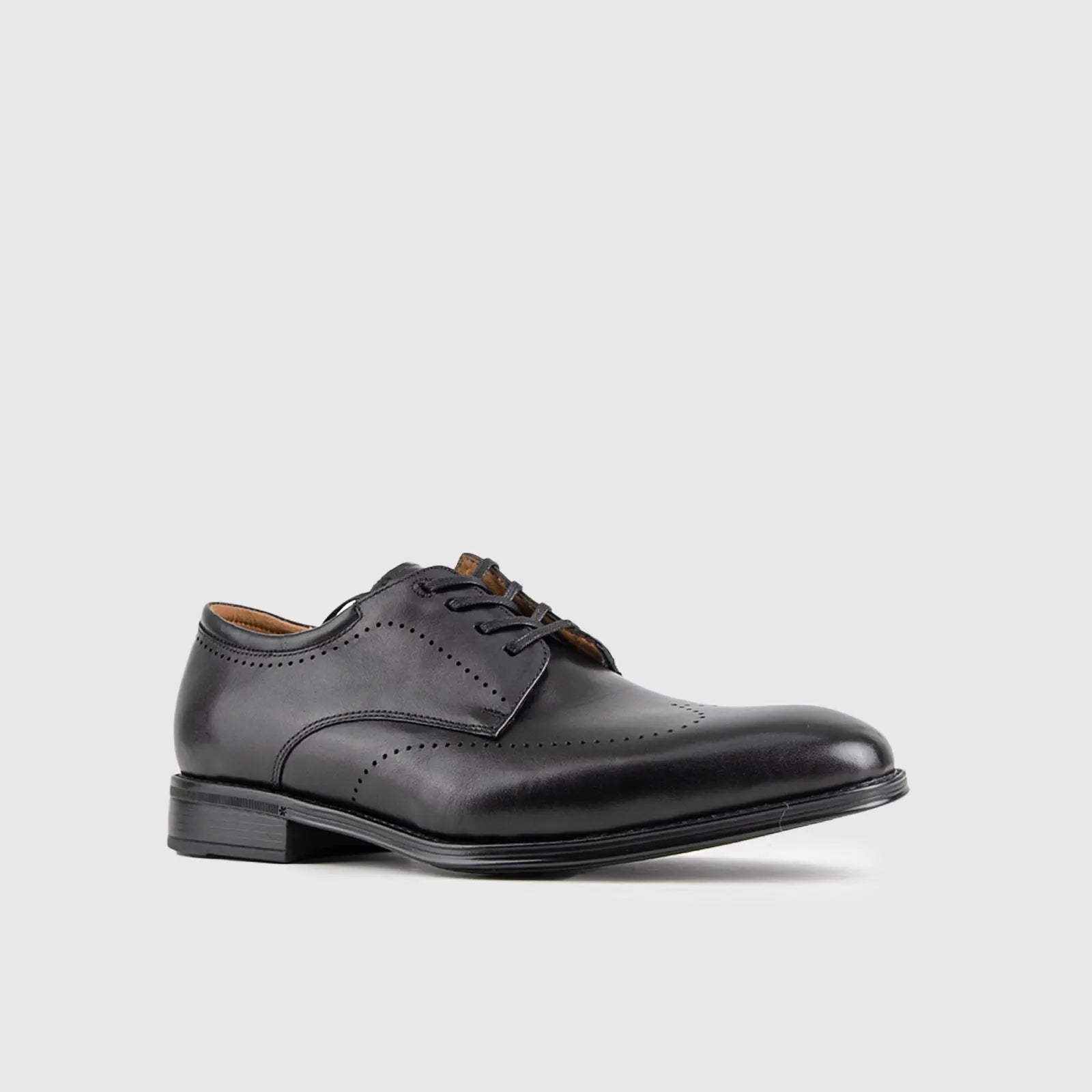 FLORSHEIM AMELIO PERF WING BLACK