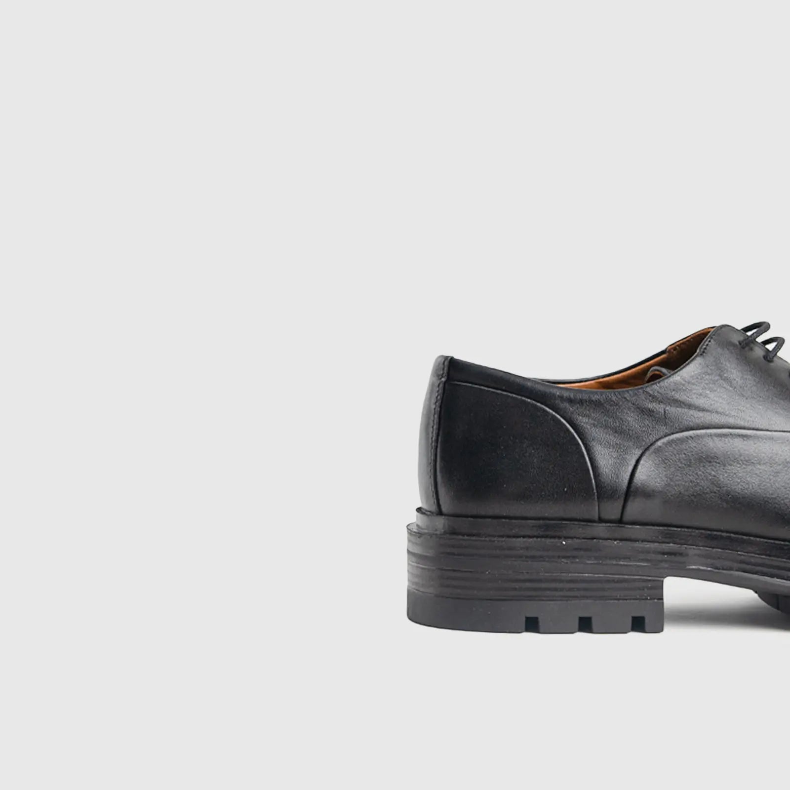 Chunky Sole Dress Oxfords Black 4010