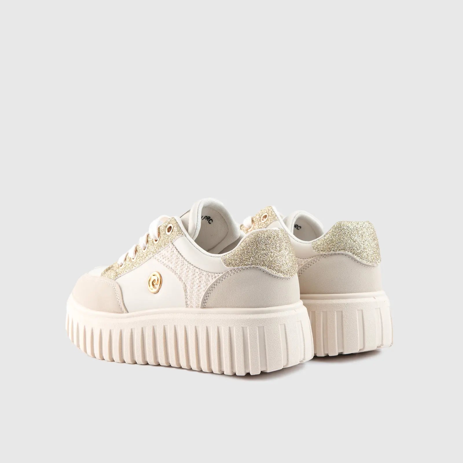 Ladies Sneaker Beige Multi 10516