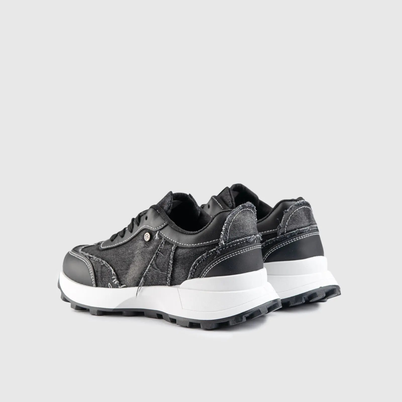 Ladies Sneaker Black Denim 10463