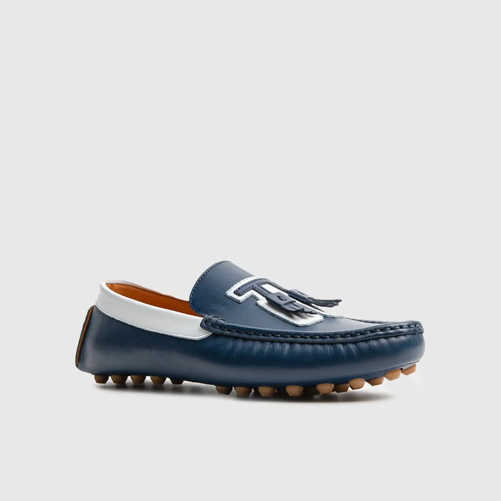 Dress Casual Loafer 13805 Navy White