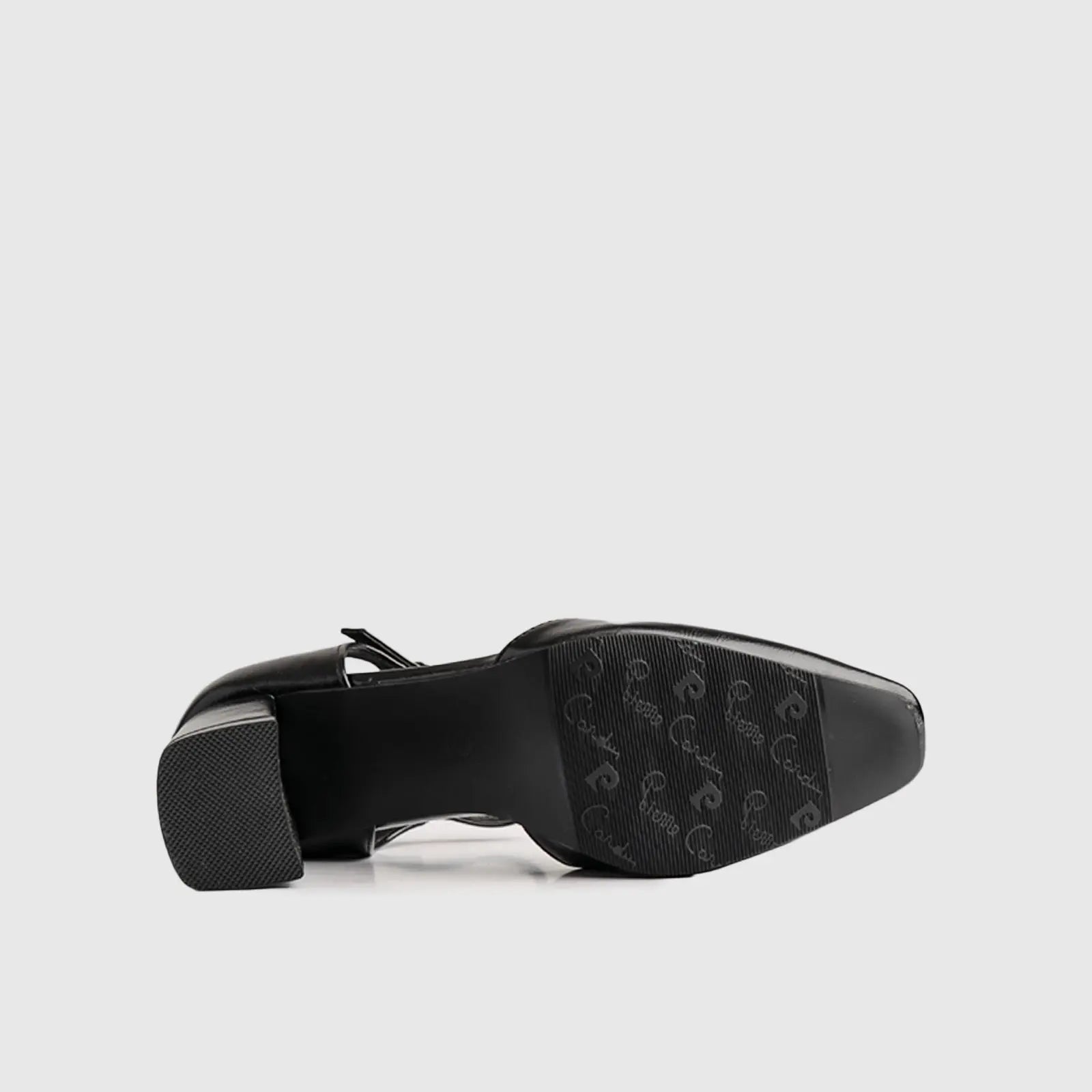 Block Heel Court Shoe 10614 Black