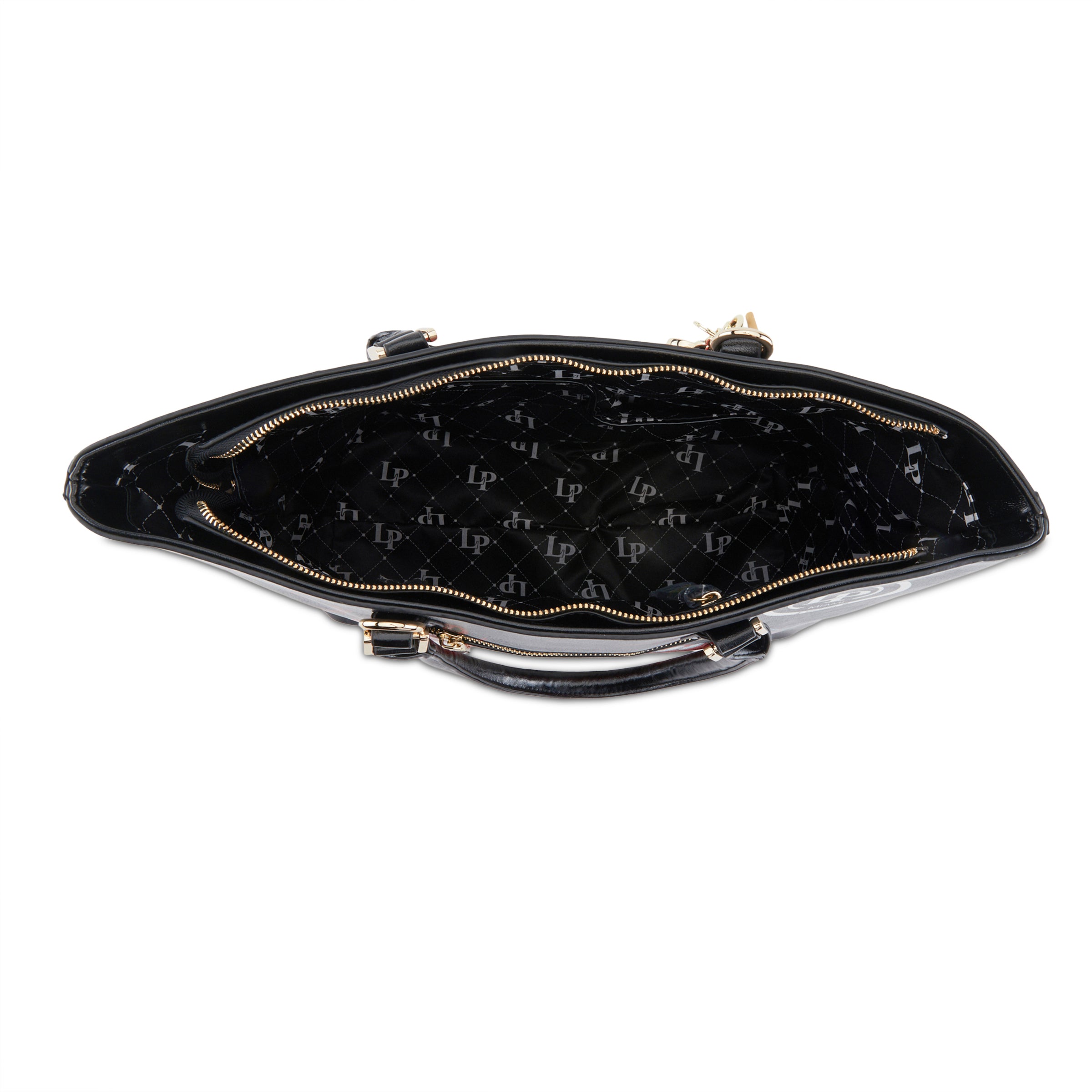 LA PHILIPE LP1021-16 RED LIPS HANDBAG-TOTE