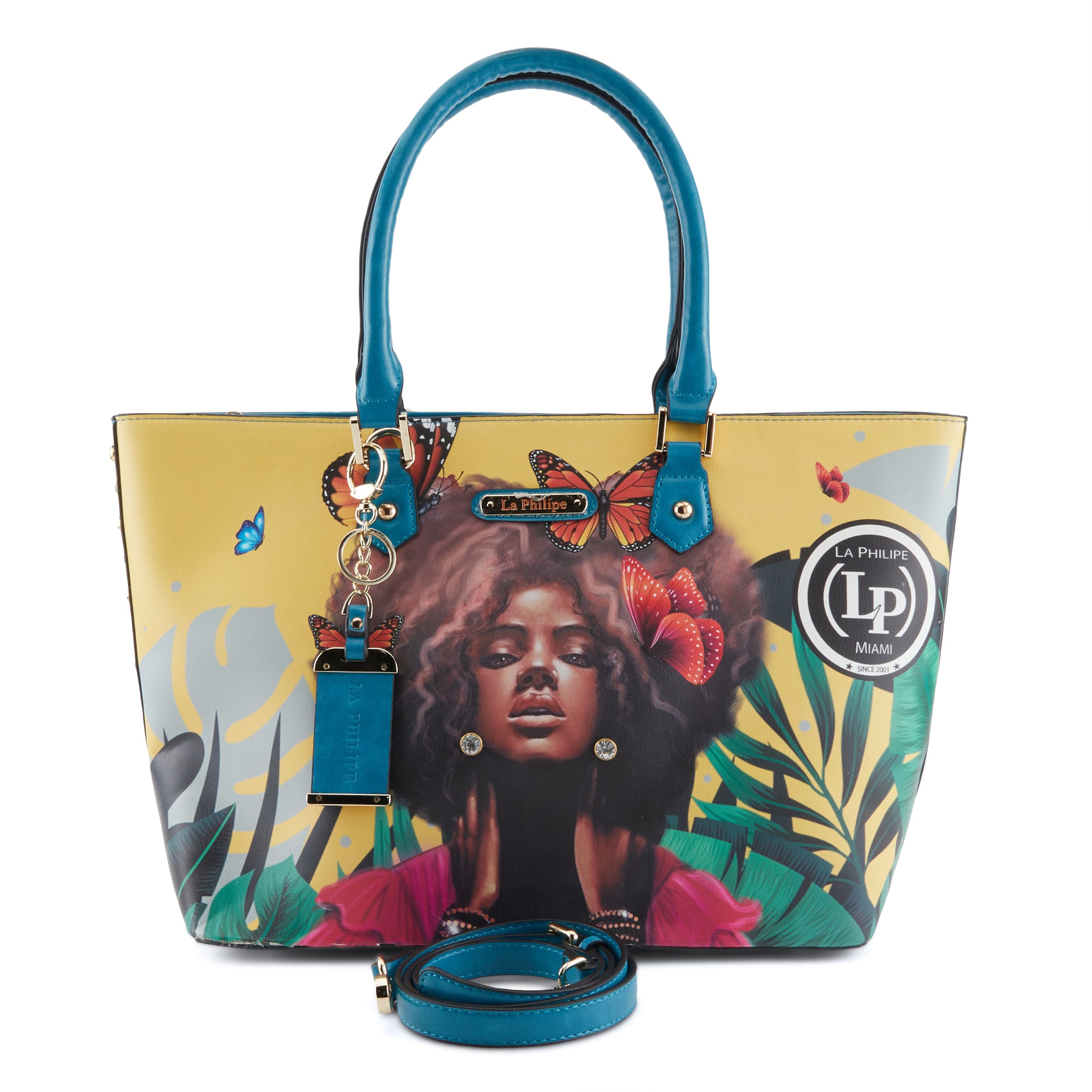 LA PHILIPE LP1021-12 BUTTERFLY FLY HANDBAG-TOTE