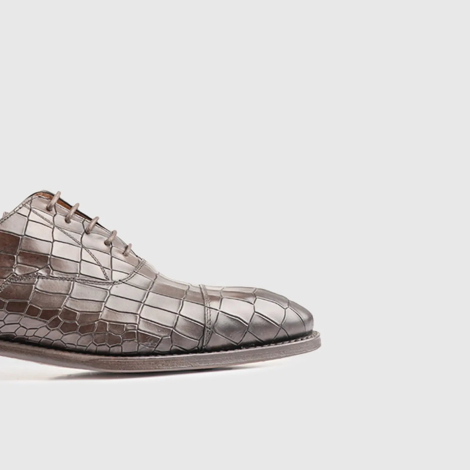 Goodyear Welt Straight Cap Oxford 5217 Brown Croc