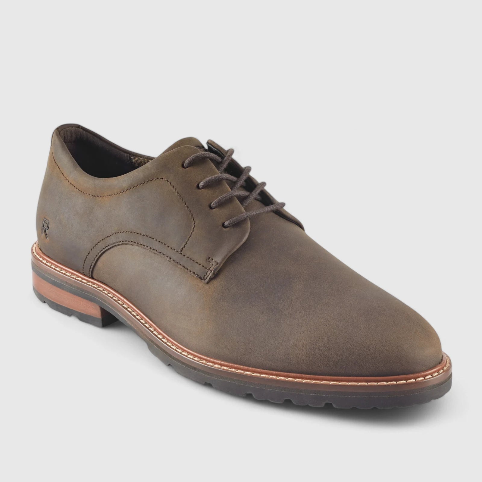 Rockport Cedric Lace Up Comfort Shoe Brown