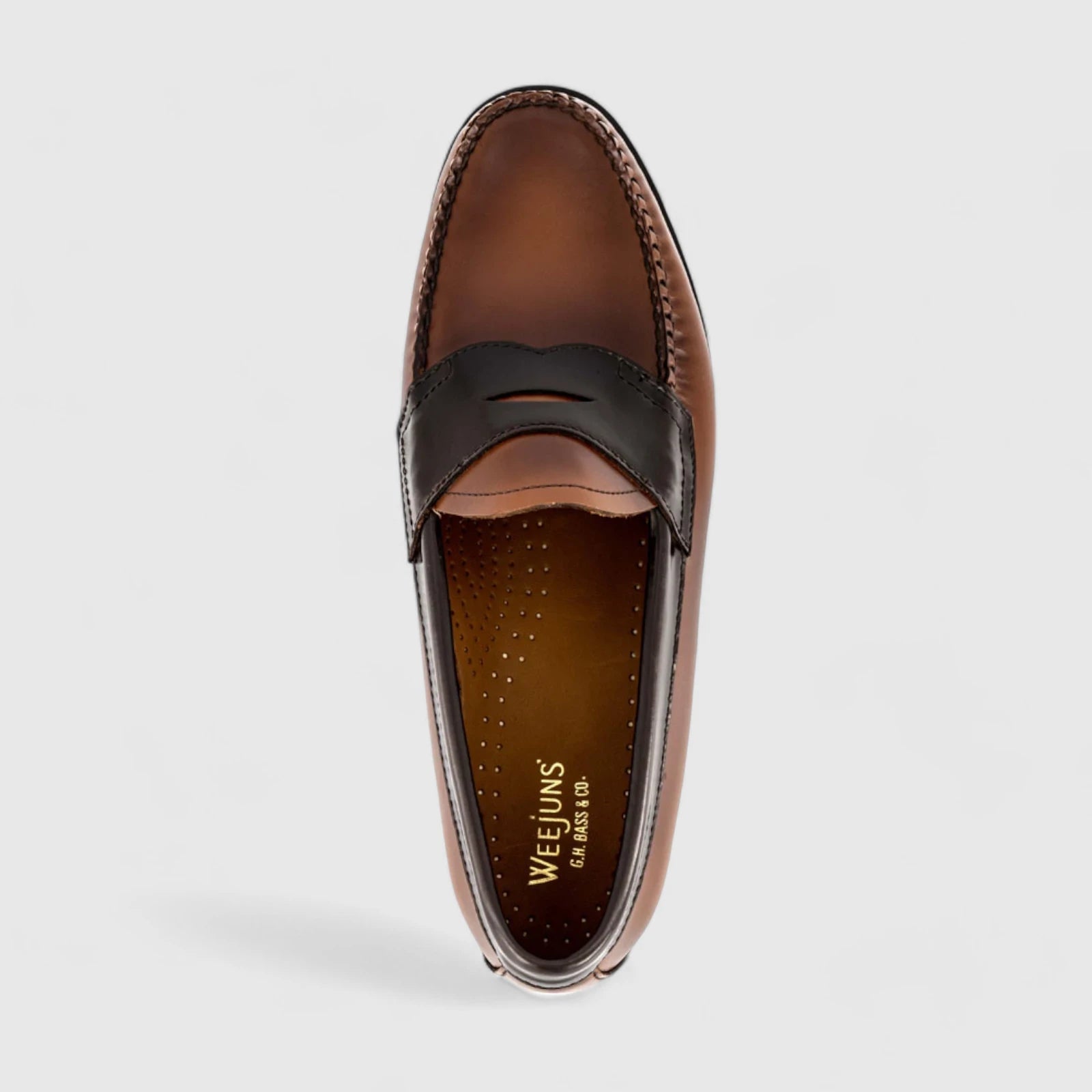 Bass Logan 2 Tone 11034 Tan/Dark Brown