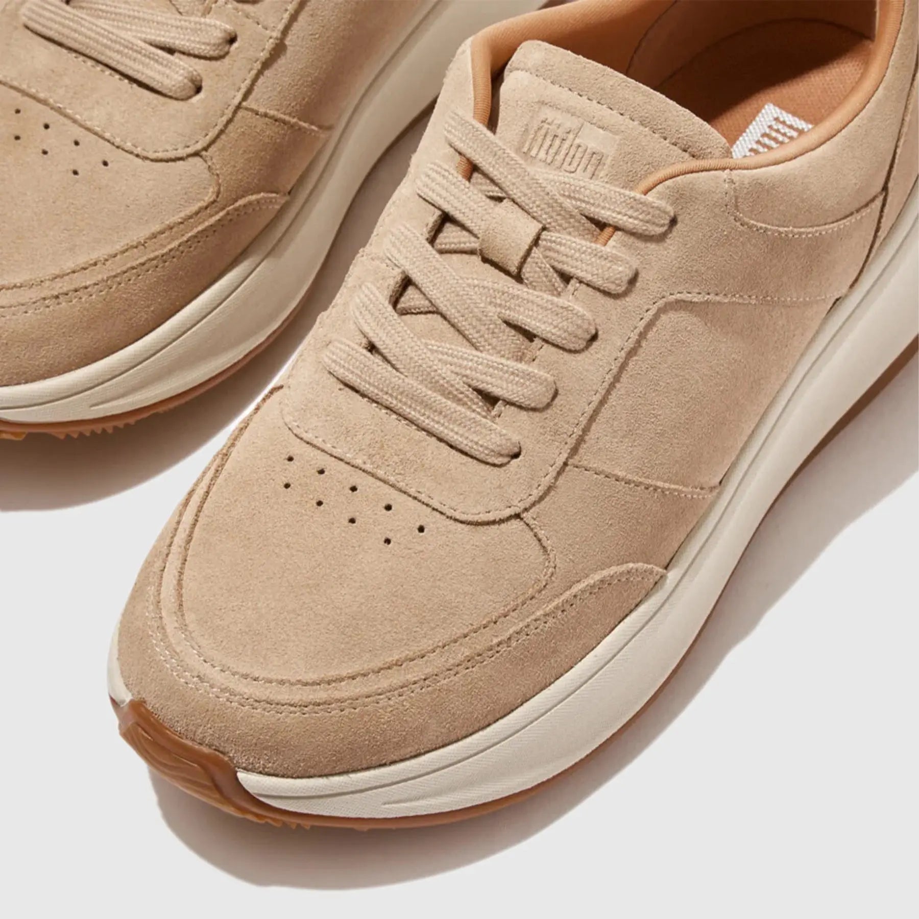 F Mode Flatform Sneaker Beige H07-A94