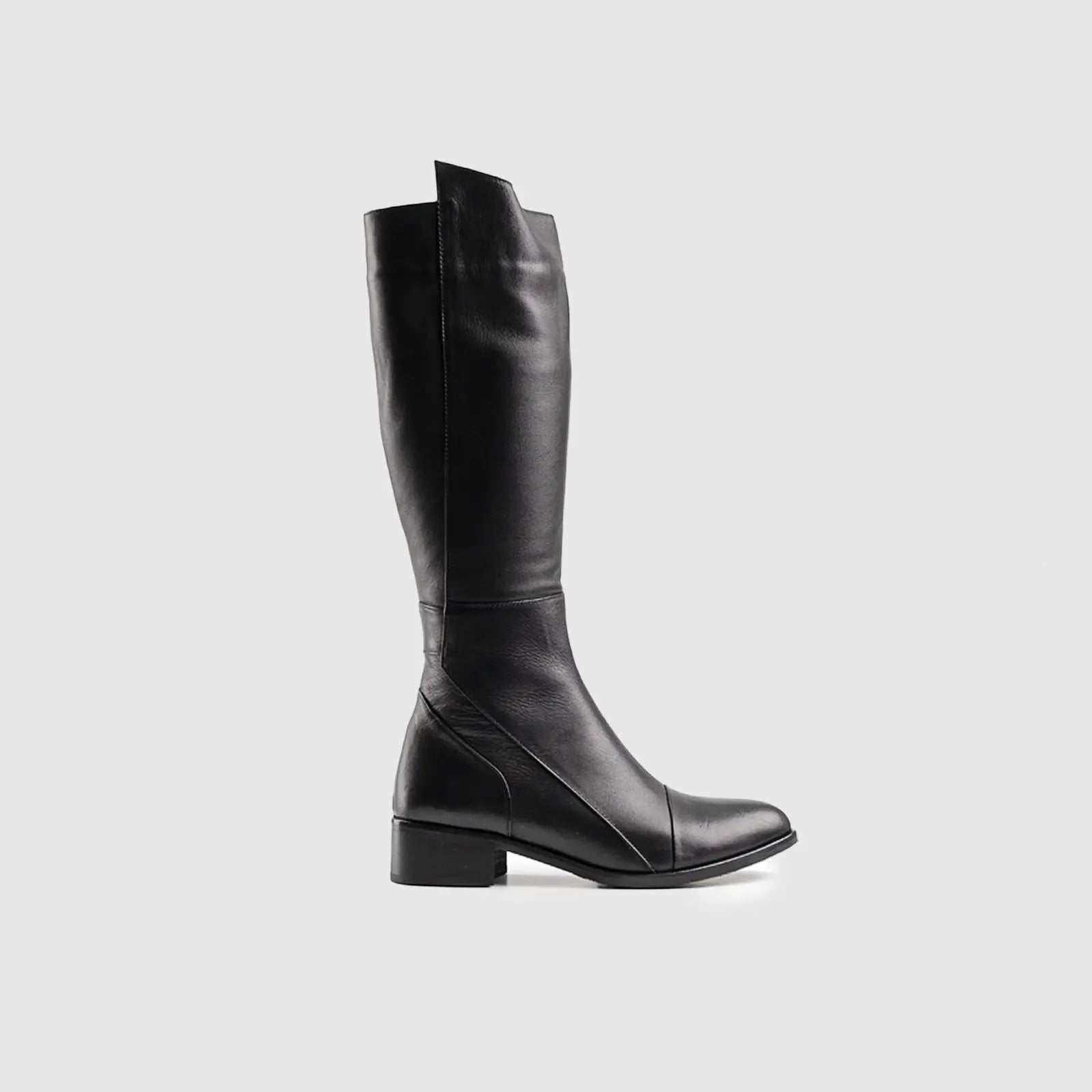 Leather Boots Black 11099