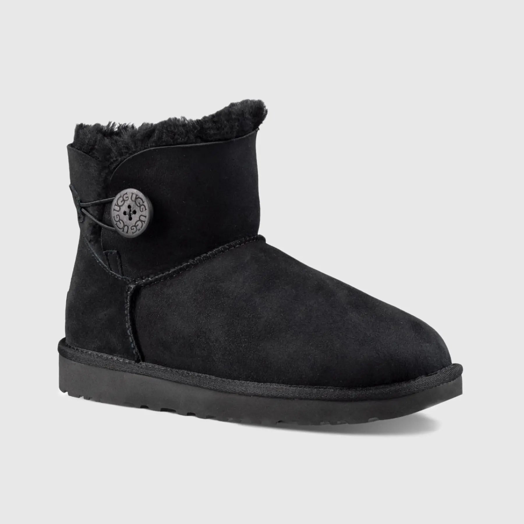 Ugg Mini Bailey Button 2 Black 1016422