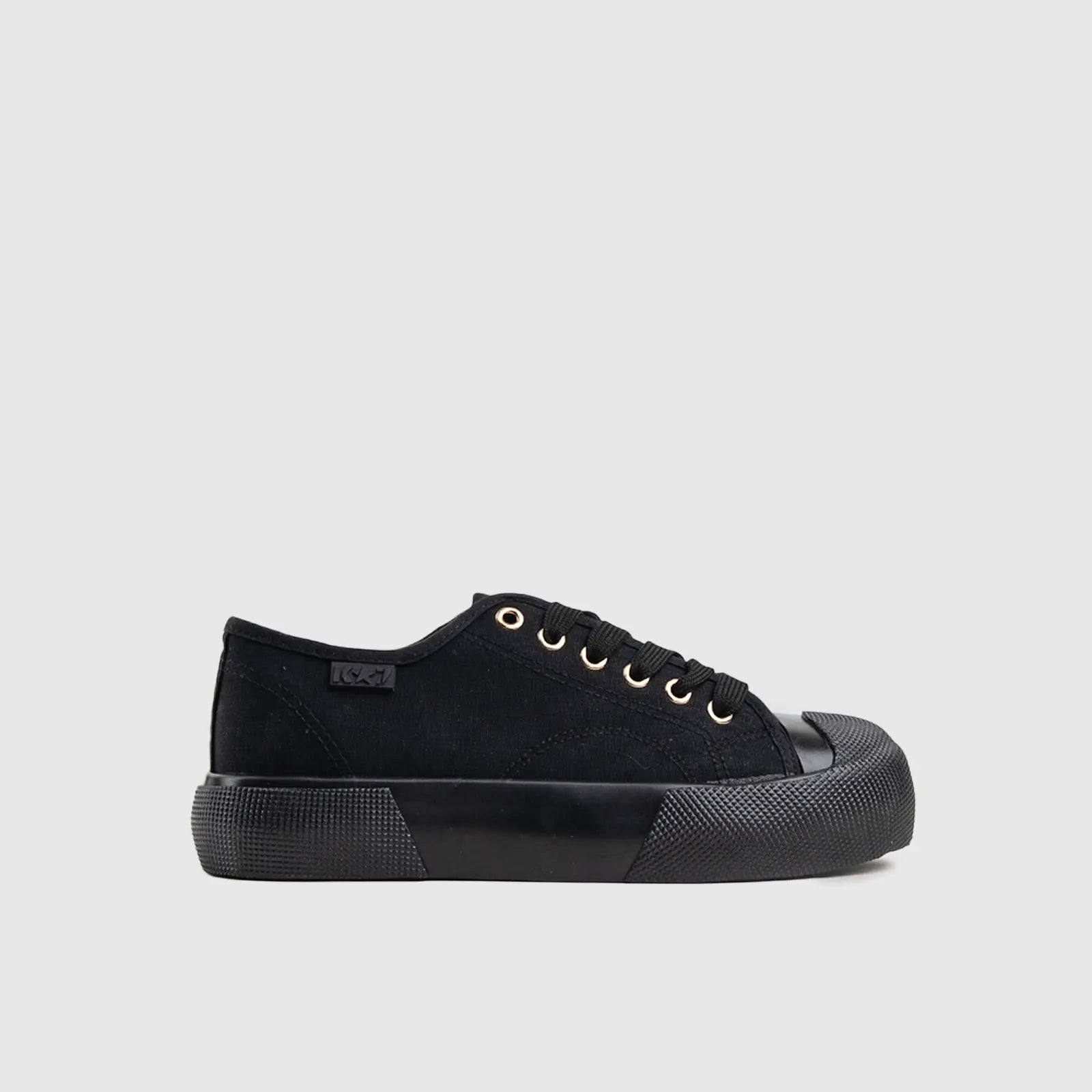 K7 Nansen Statement Sneaker Black/Rose Gold