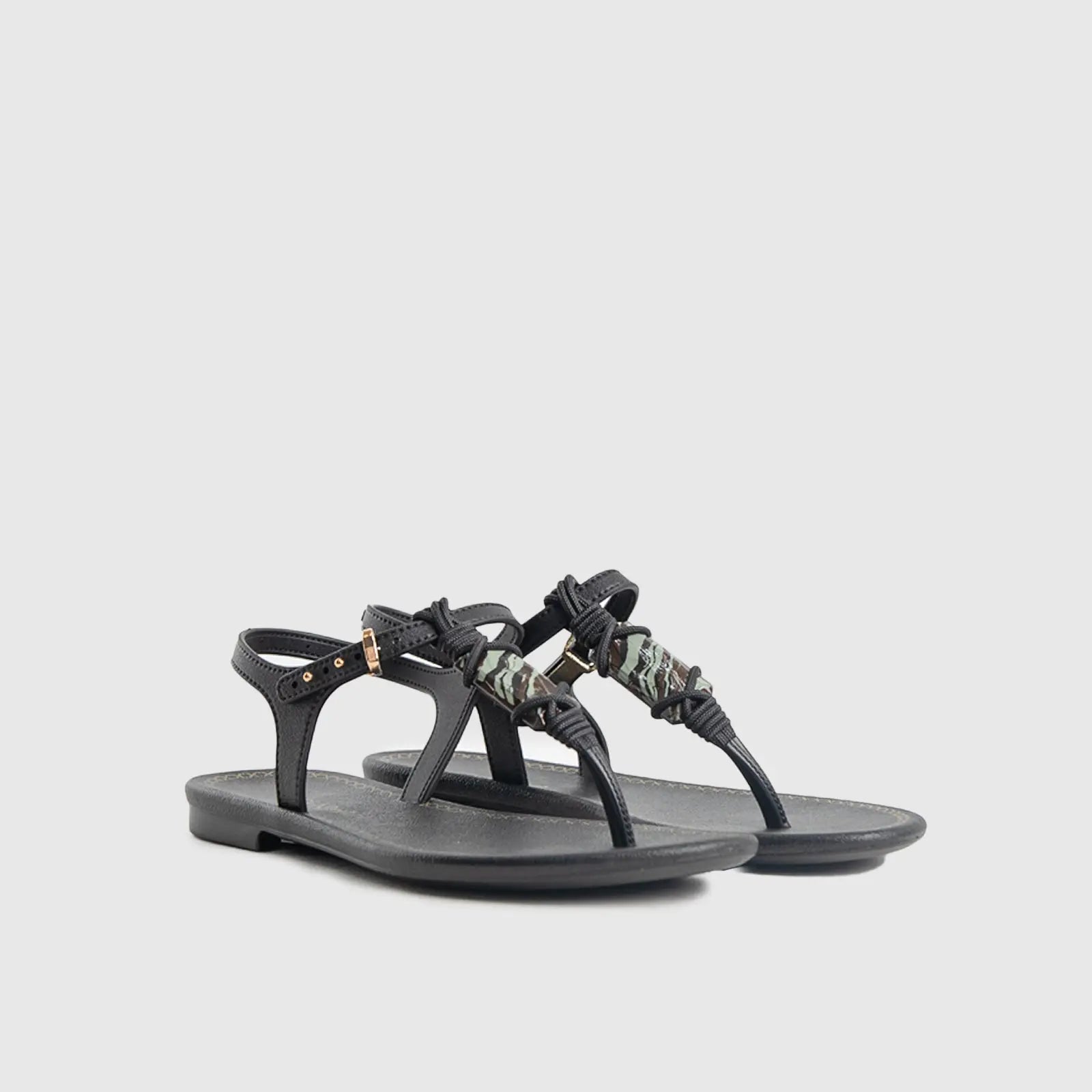 Grendha Cacau Rustica Sandal Black 18898