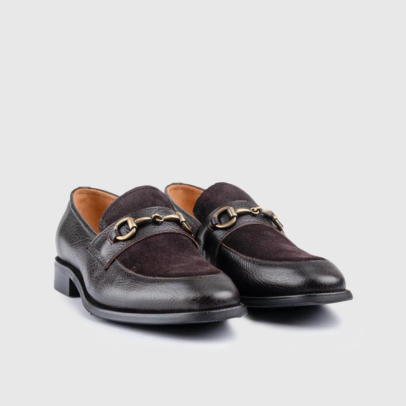 Dress Slip Ons Brown  EL006