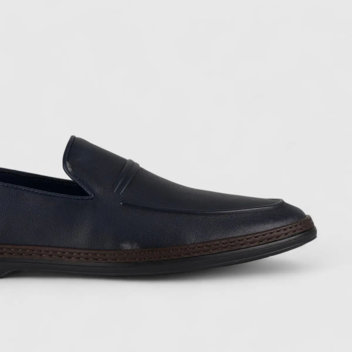 Formales Leather Loafers Navy 2173A-6