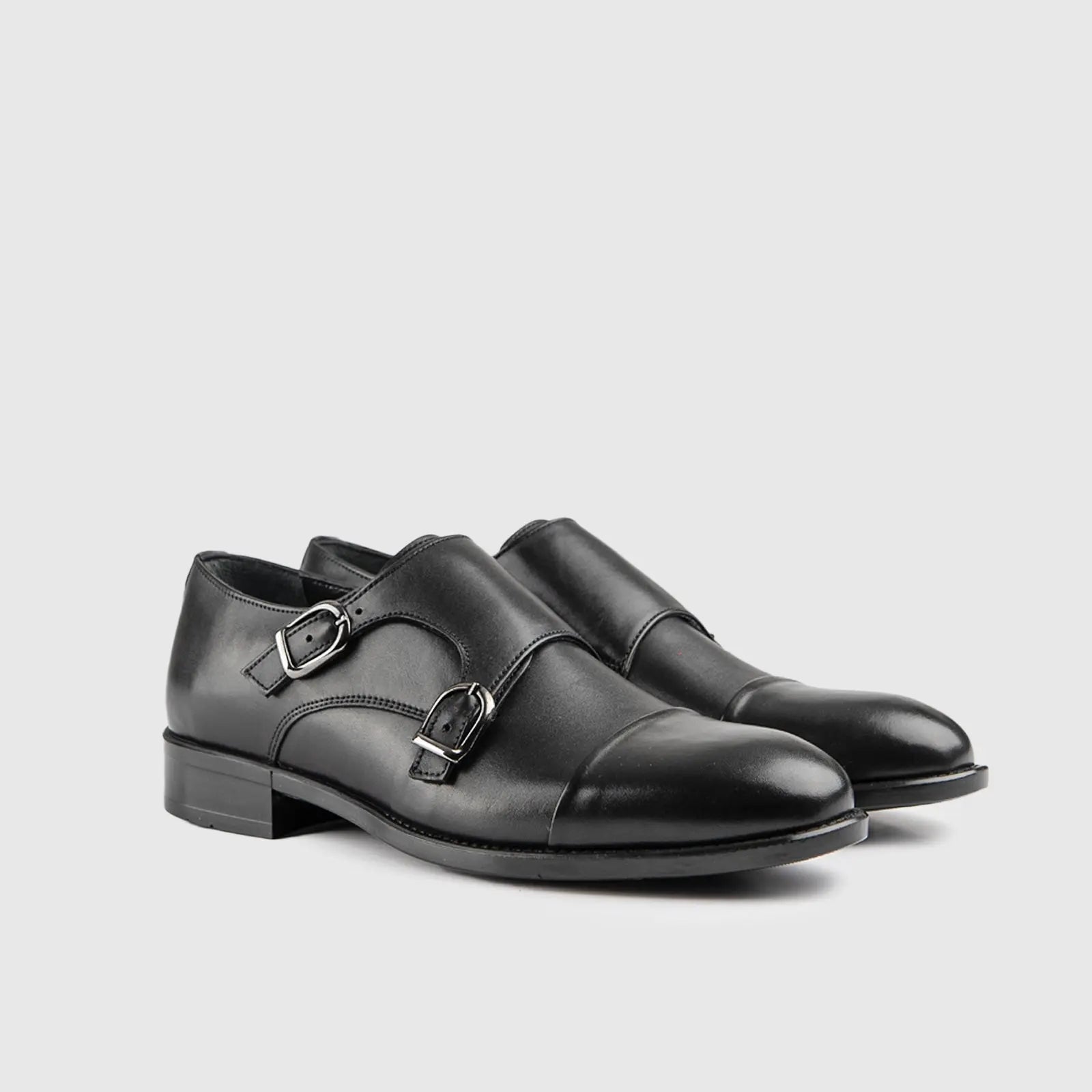 Dress Double Monk Loafers Black 9769/1