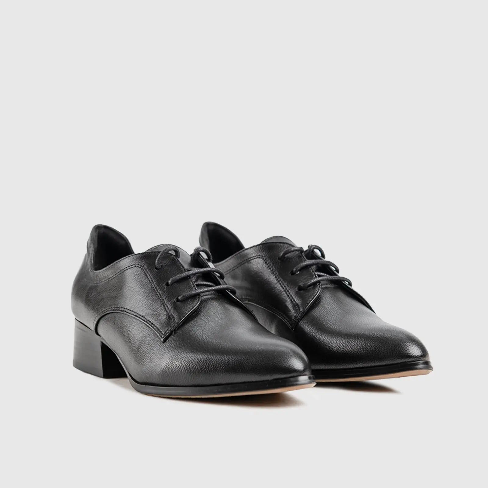 Leather Oxfords Black HA010