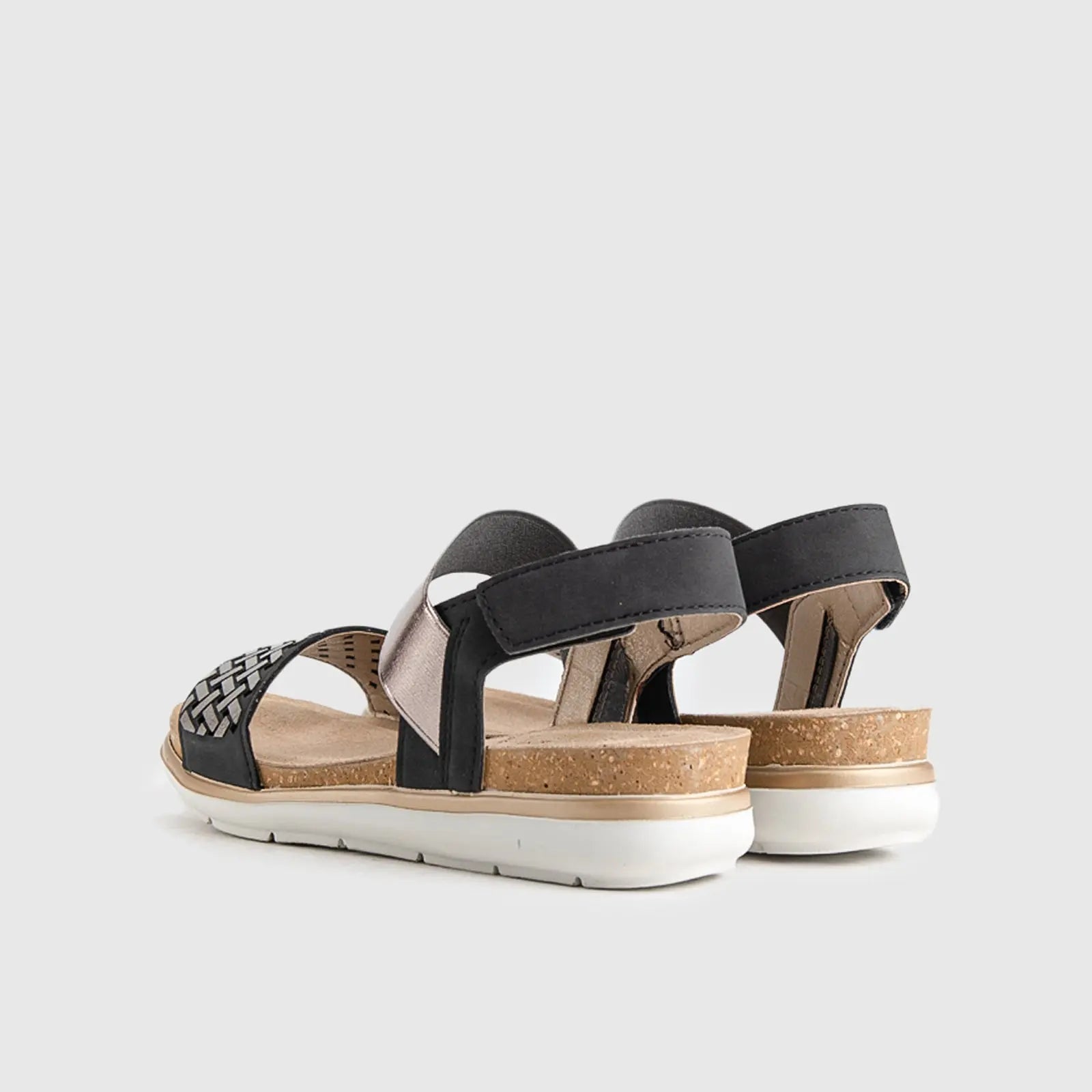 Ladies Comfort Sandals PG025 Black