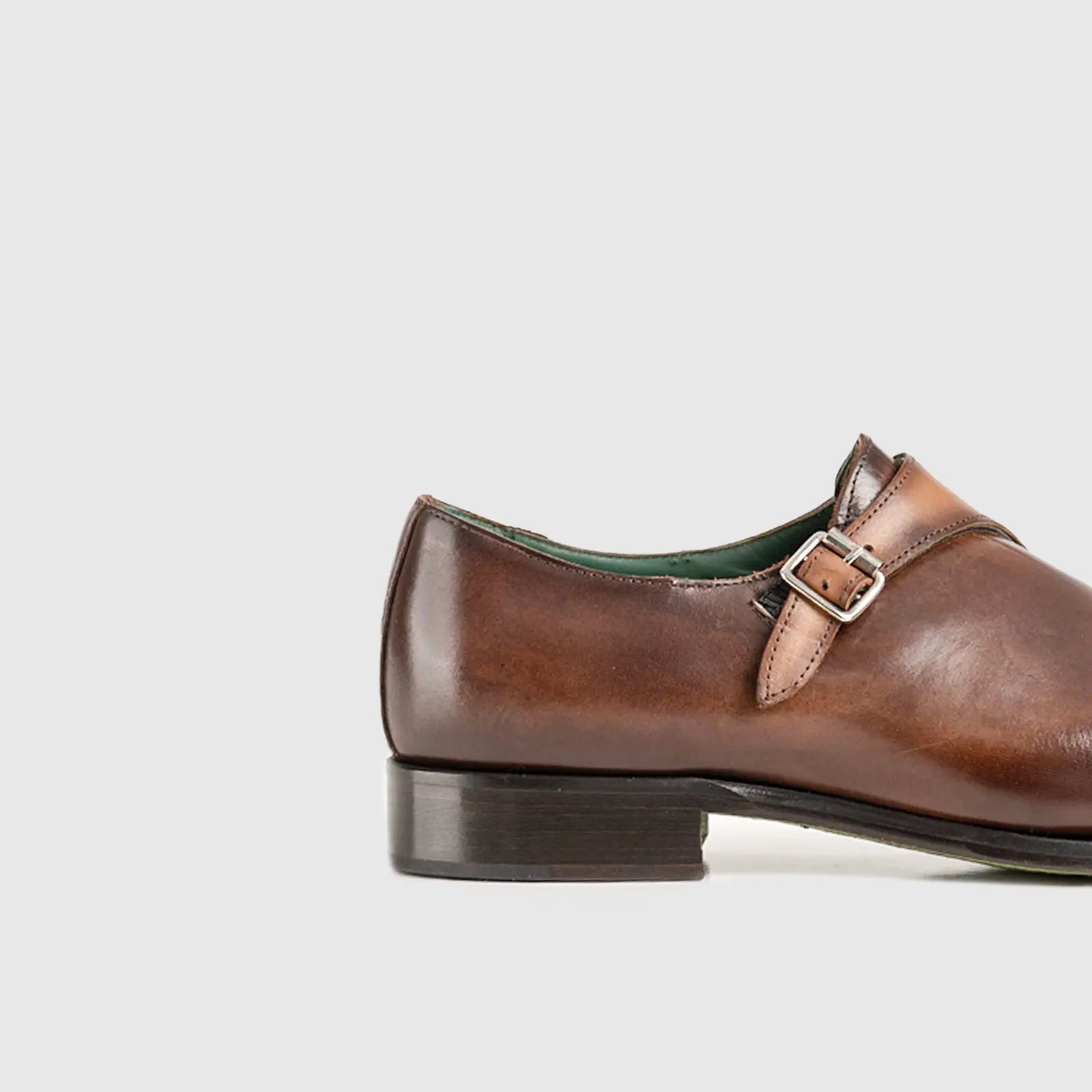 Single Monk Dress Shoe Brown/Tan 18286