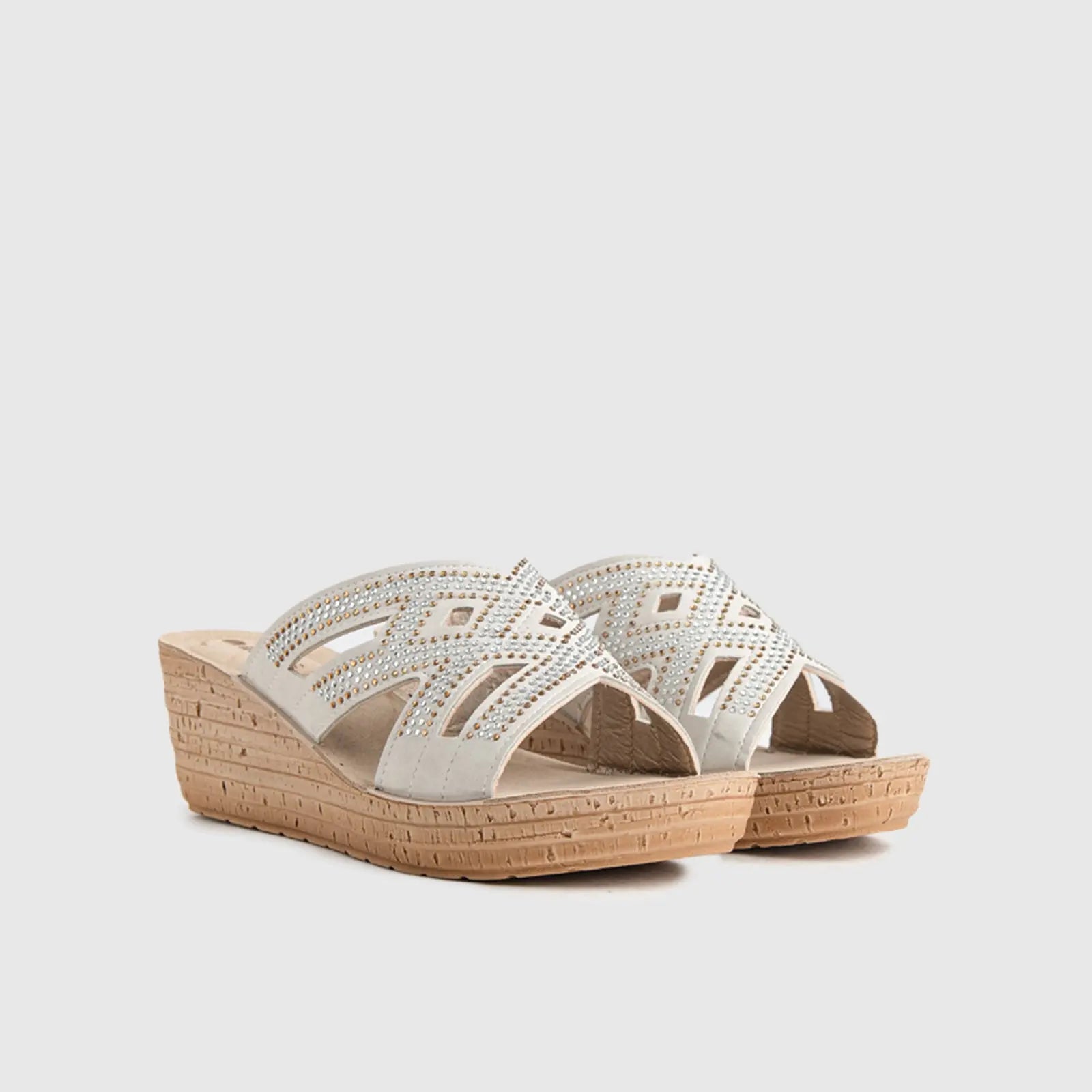 Ladies Comfort Sandals GM041 Beige