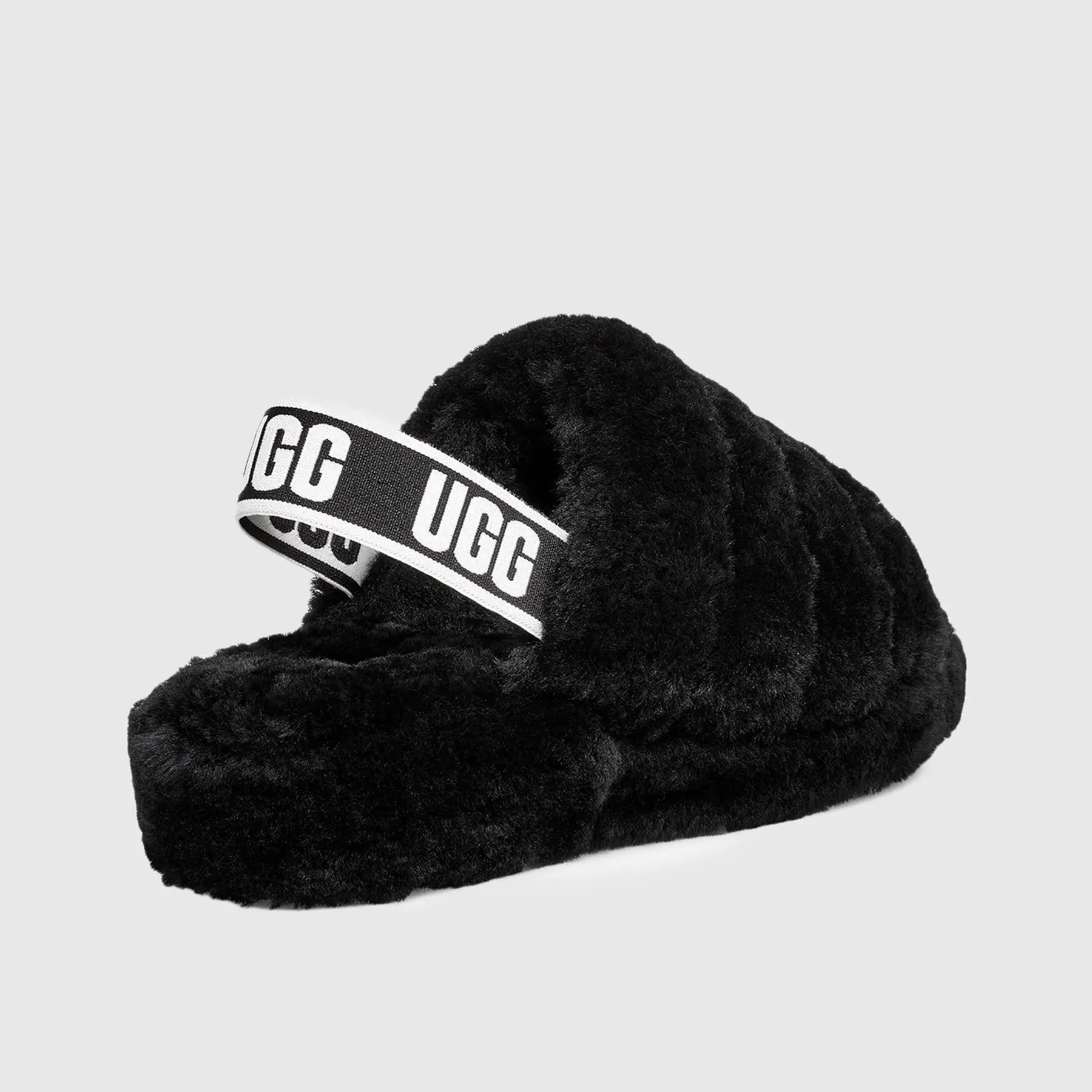 Ugg Fluff Yeah Slide Black 1095119