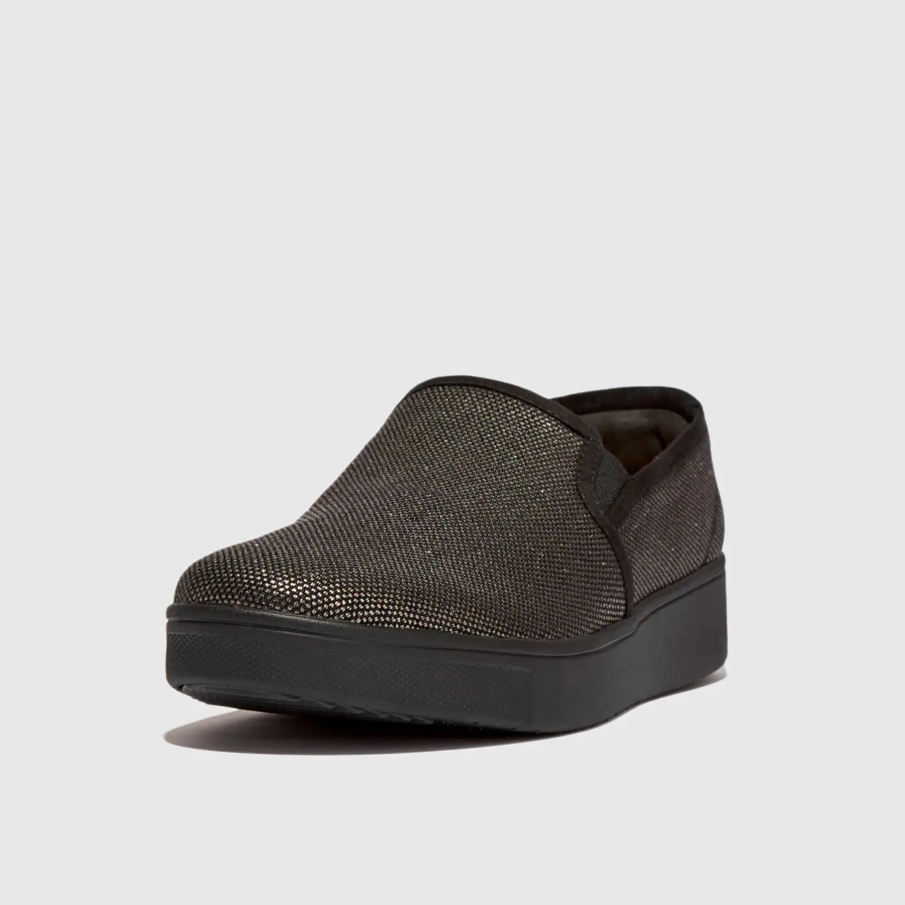 Rally Glitz Canvas Skate Black HR9-001