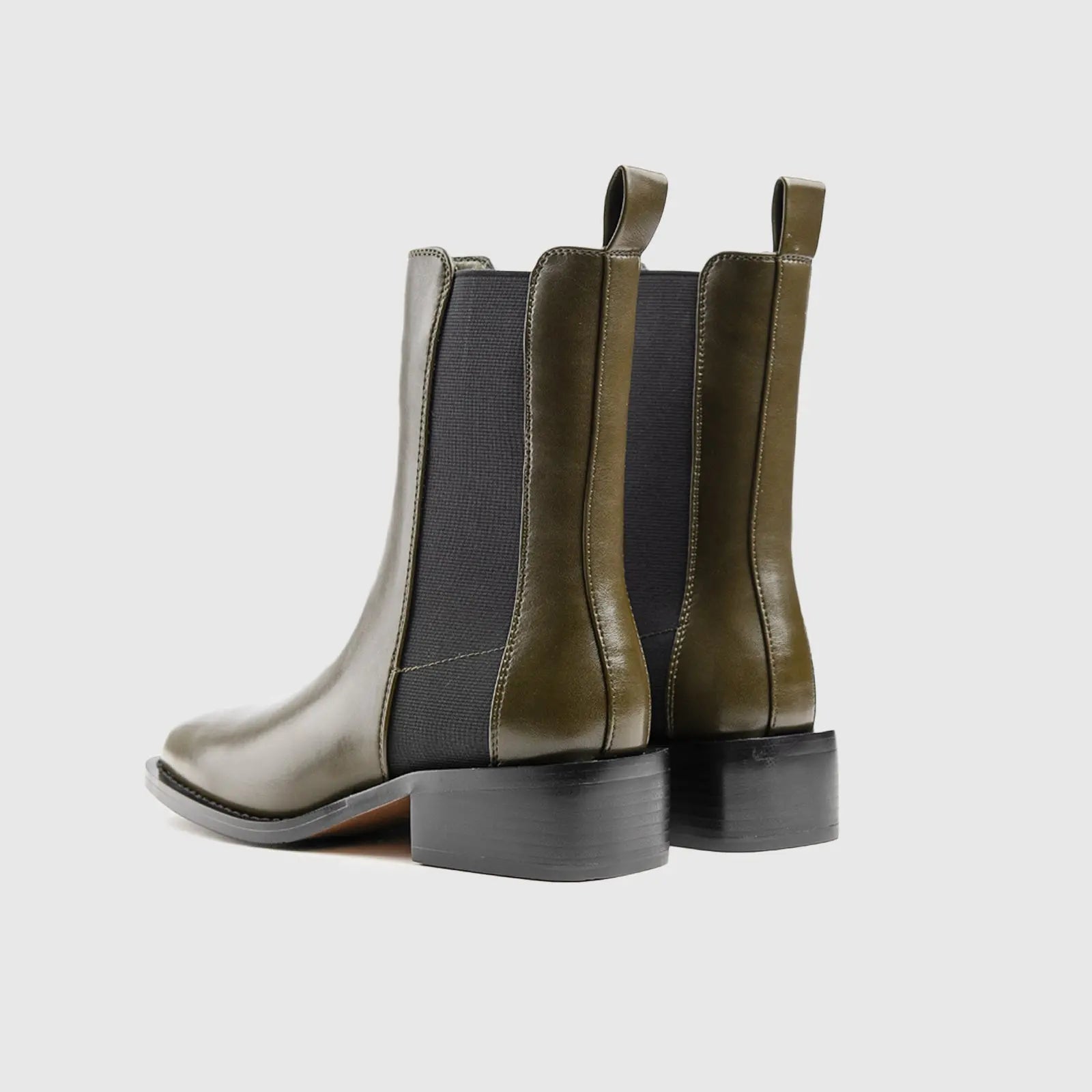 Dress Ankle Boots Green Car009