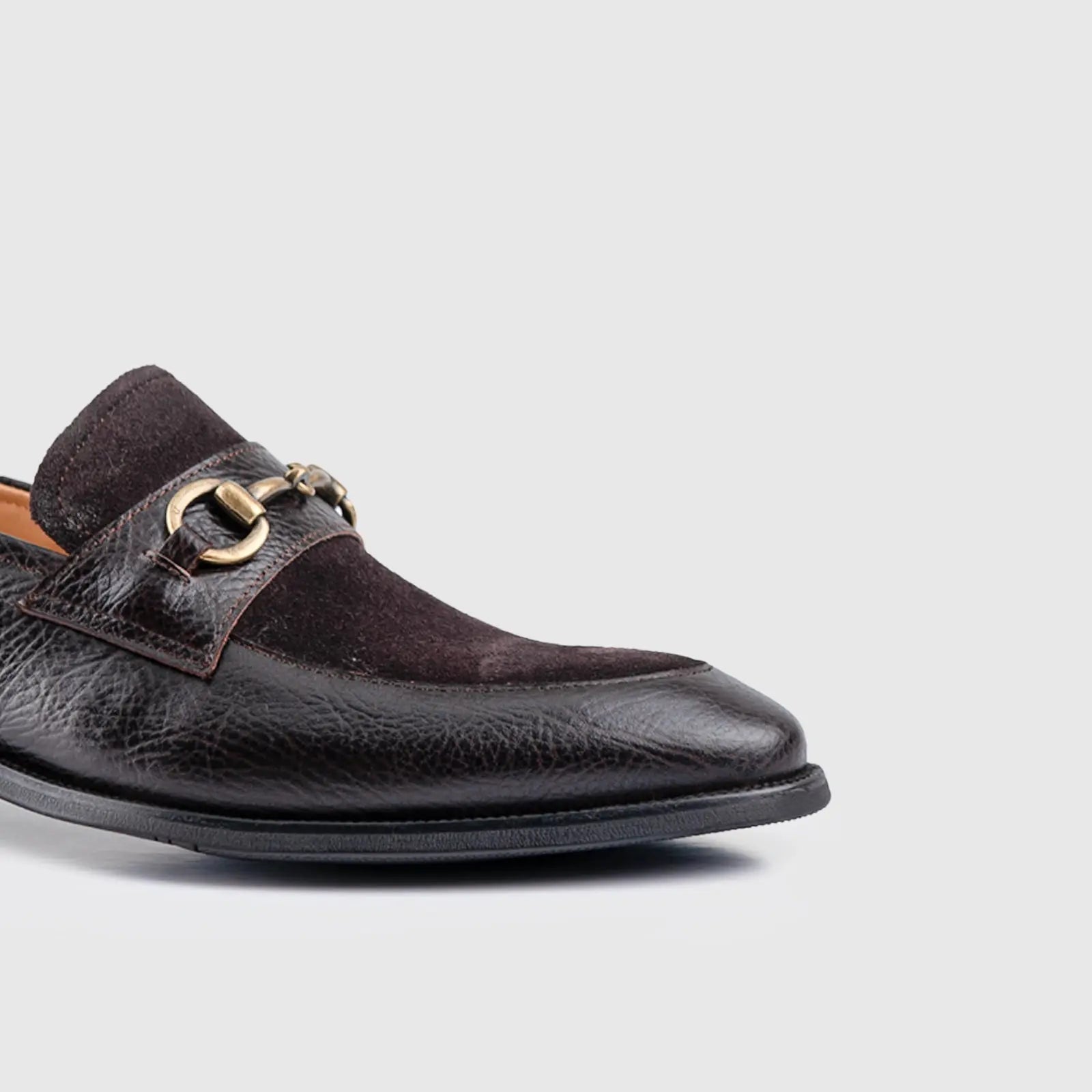 Dress Slip Ons Brown  EL006
